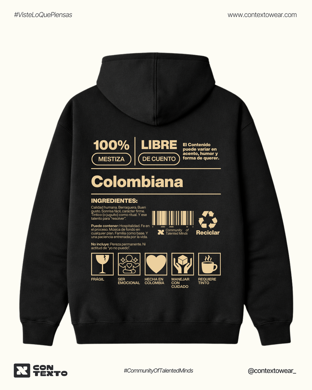 Hoodie Colombiana