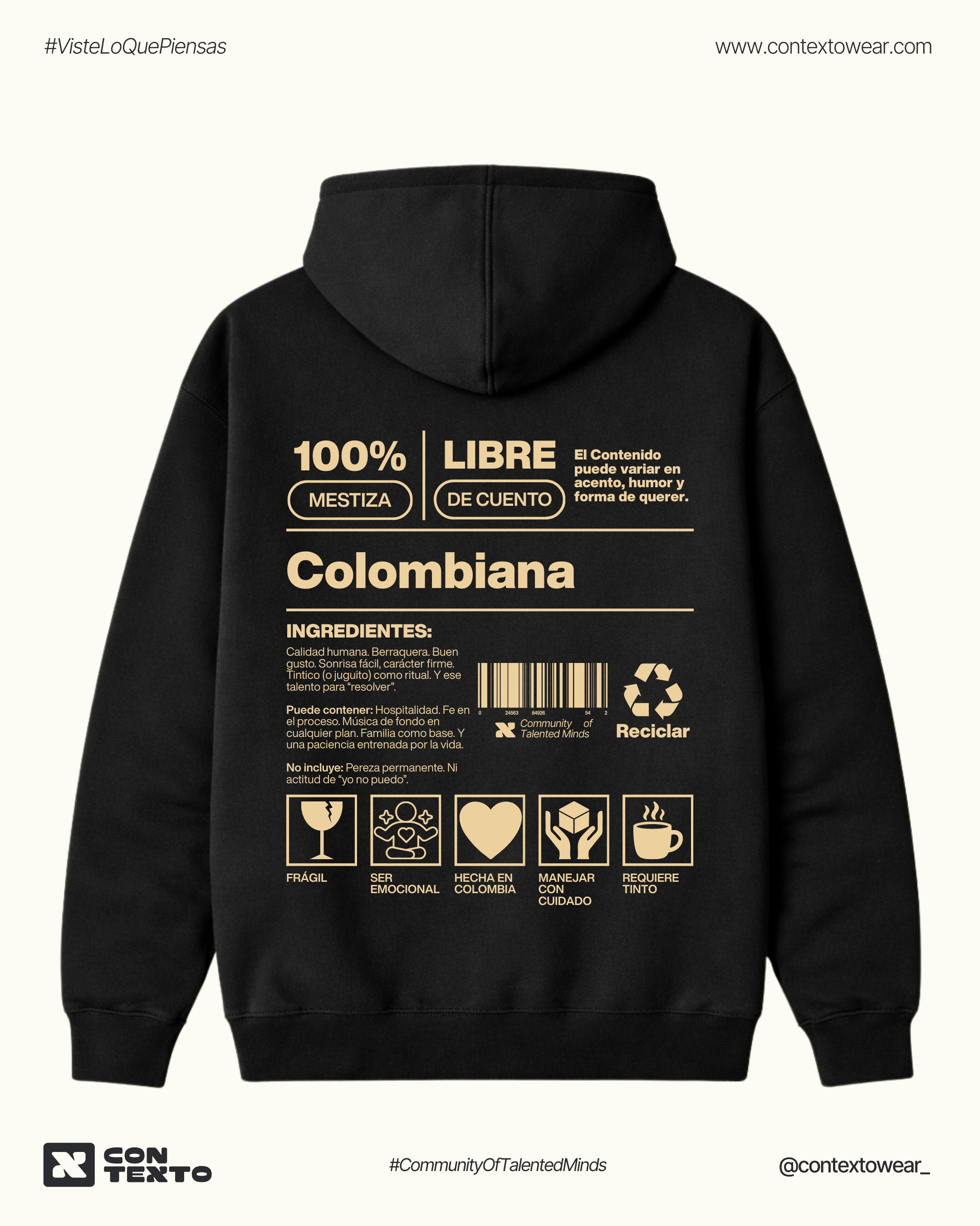 Hoodie Colombiana