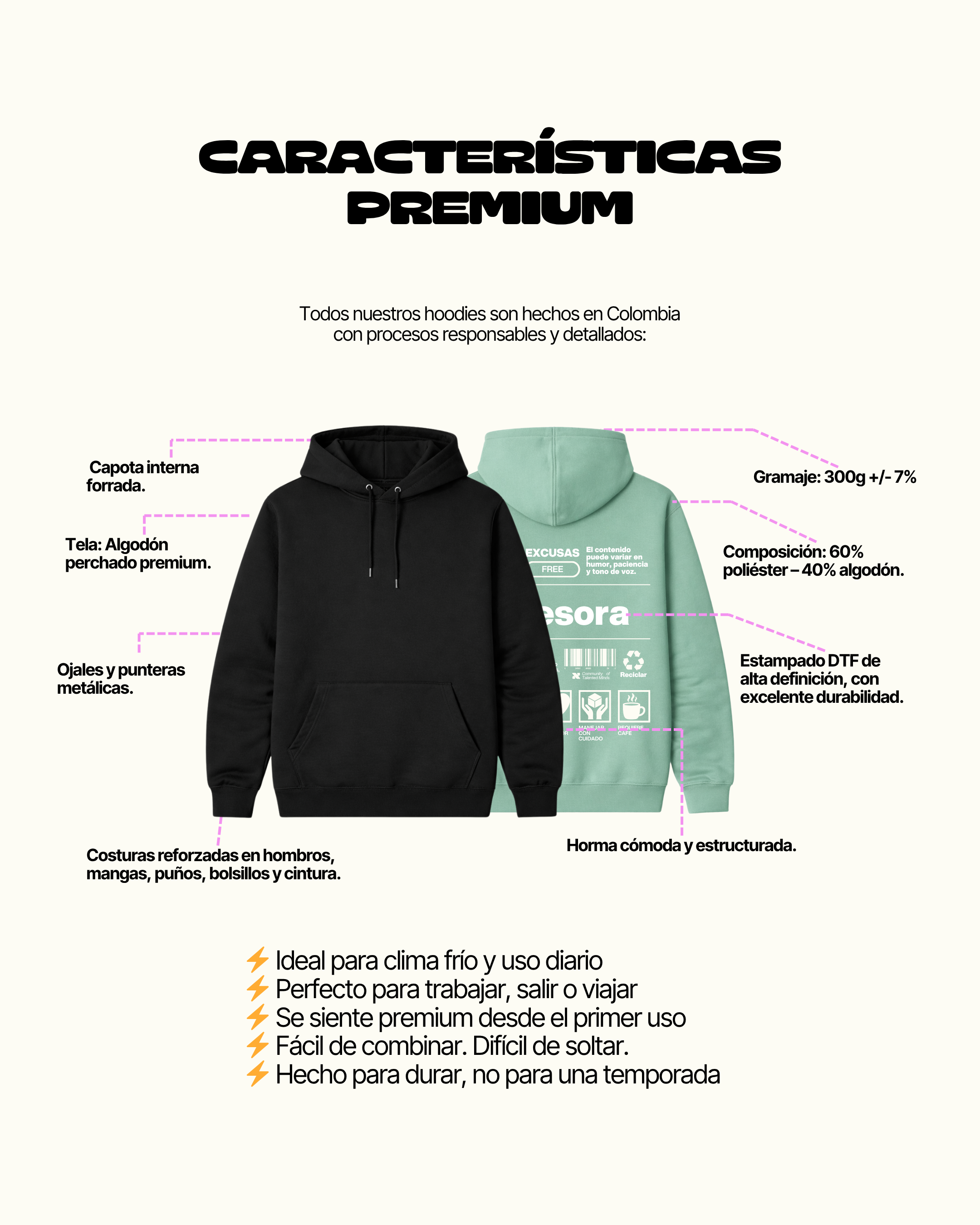 Hoodie Profesora