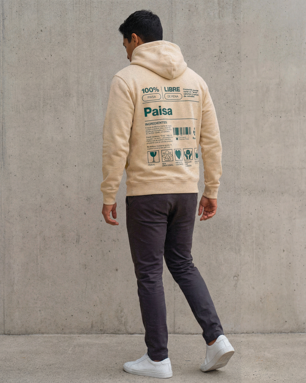 Hoodie Paisa Hombre