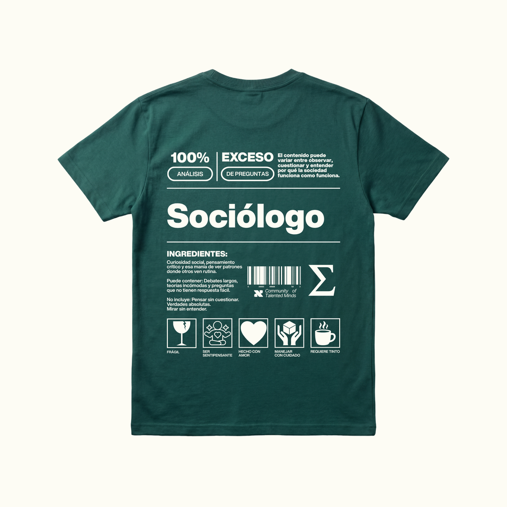 Camiseta Sociólogo