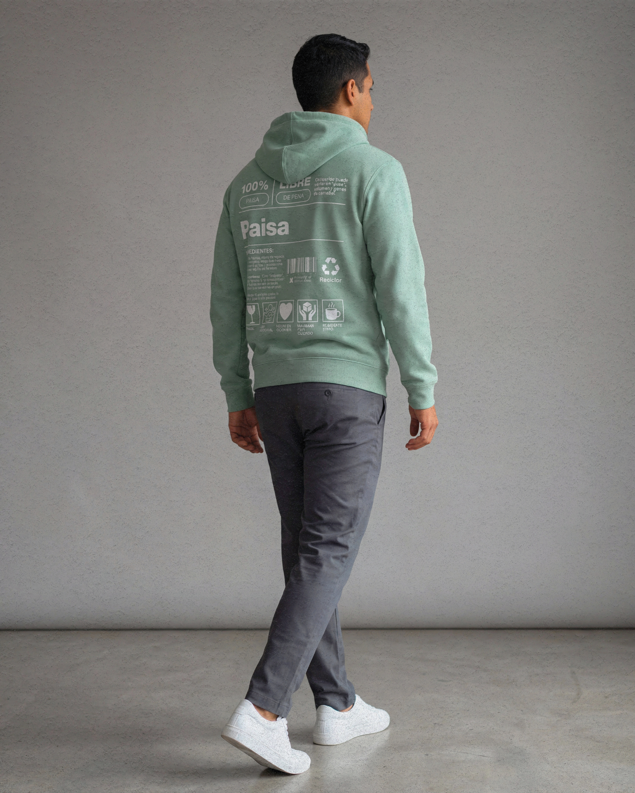 Hoodie Paisa Hombre