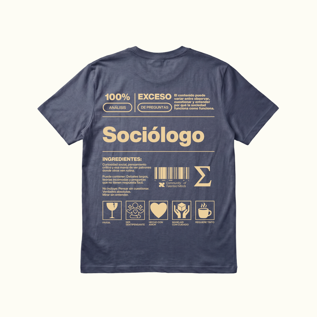Camiseta Sociólogo