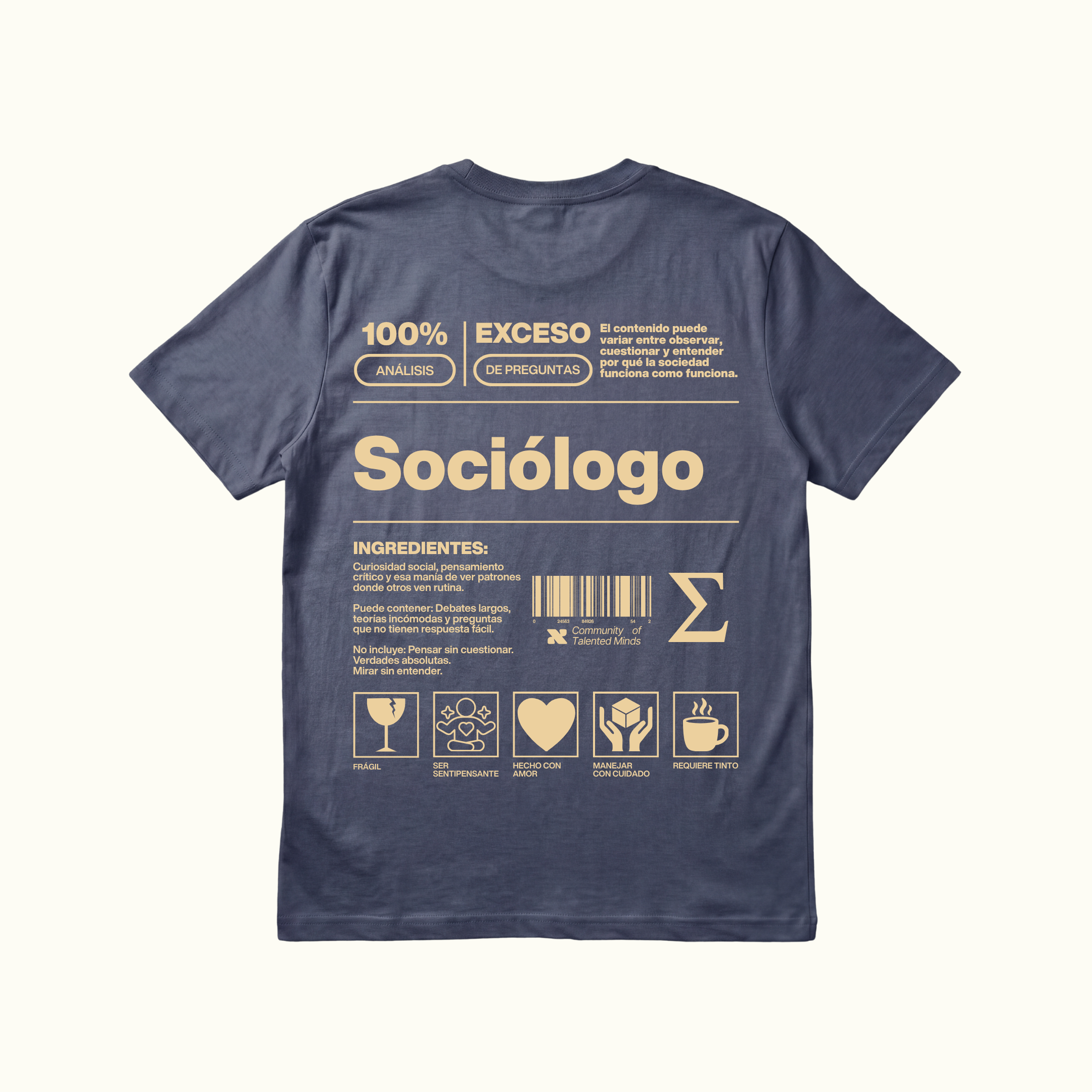 Camiseta Sociólogo
