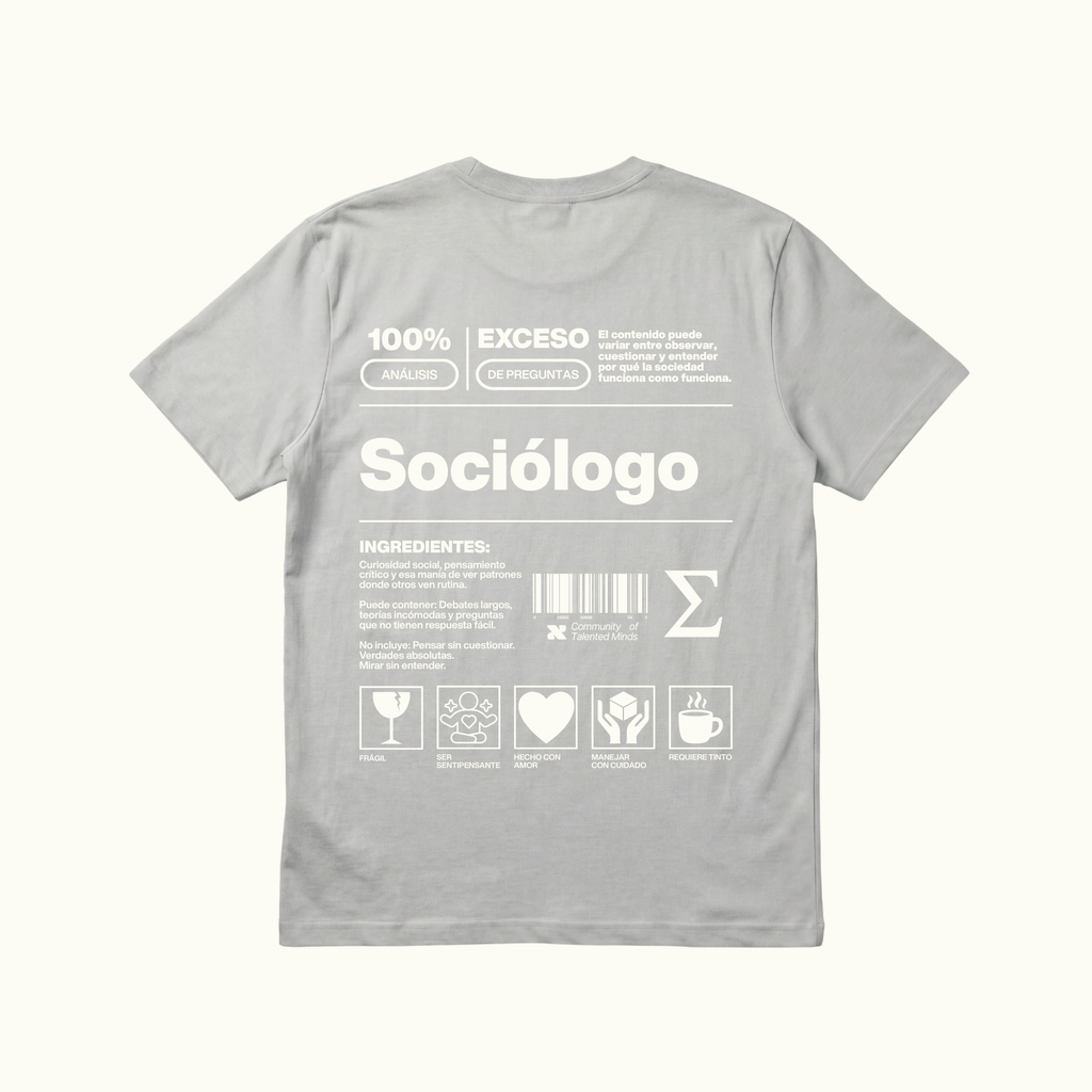 Camiseta Sociólogo