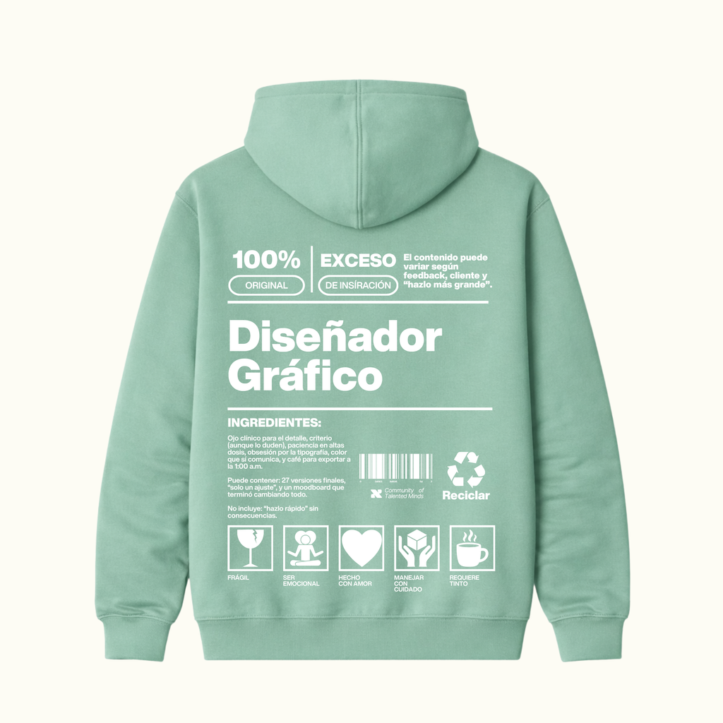 Hoodie Diseñador Gráfico