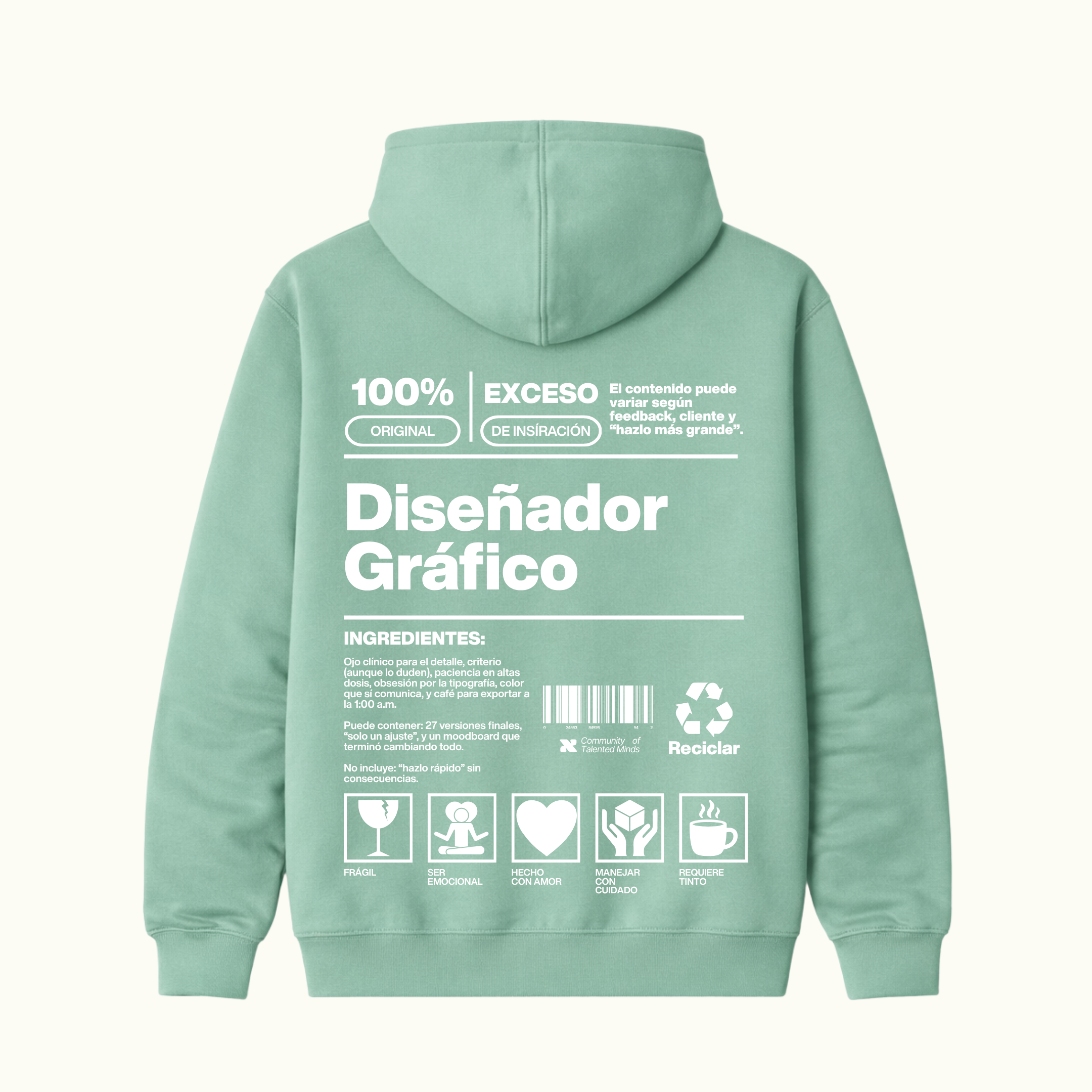 Hoodie Diseñador Gráfico