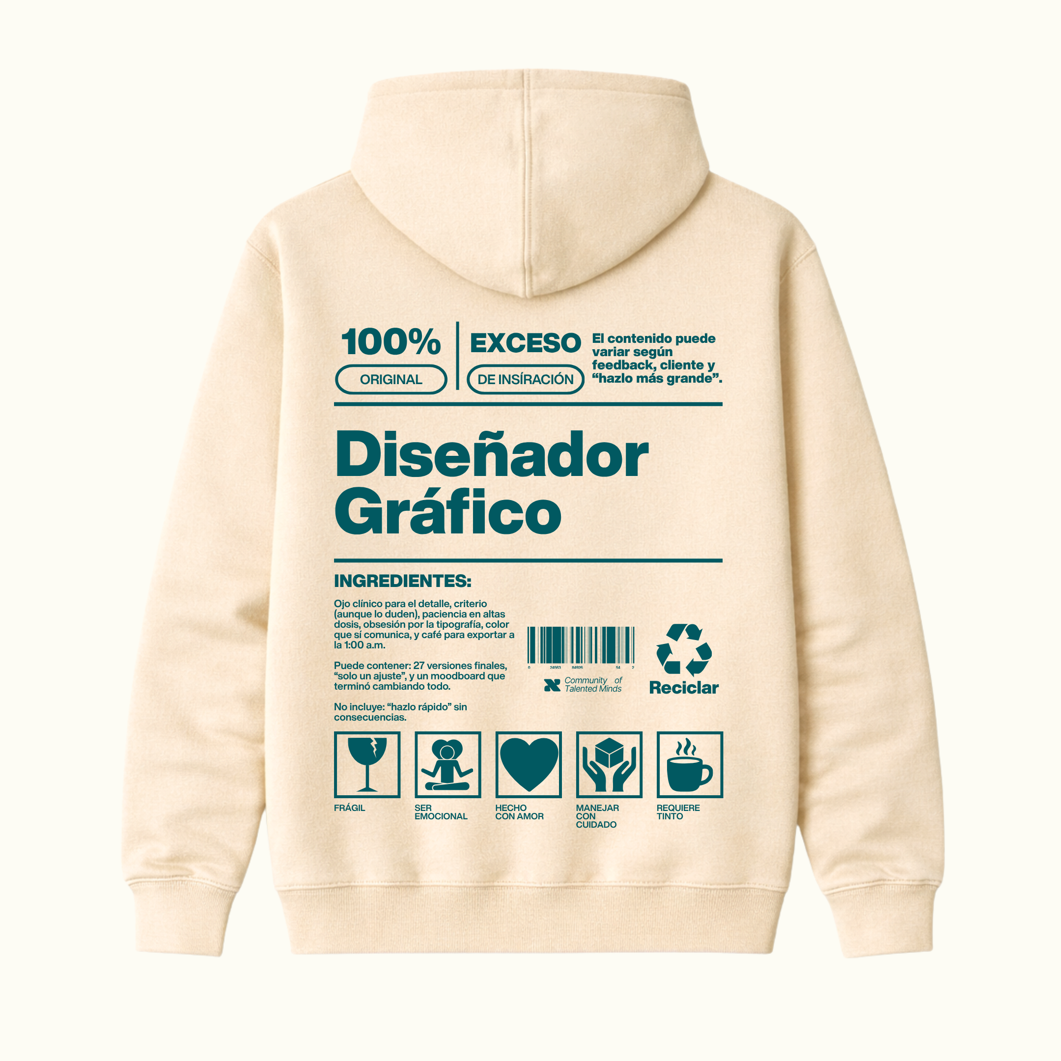 Hoodie Diseñador Gráfico
