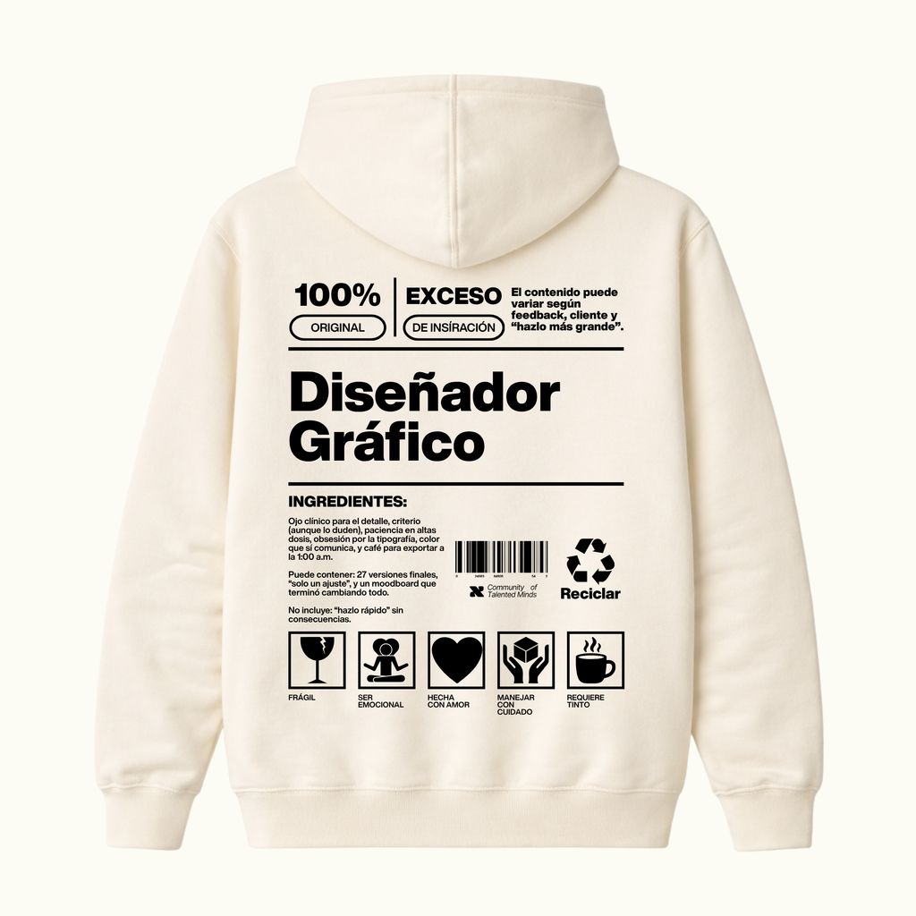 Hoodie Diseñador Gráfico