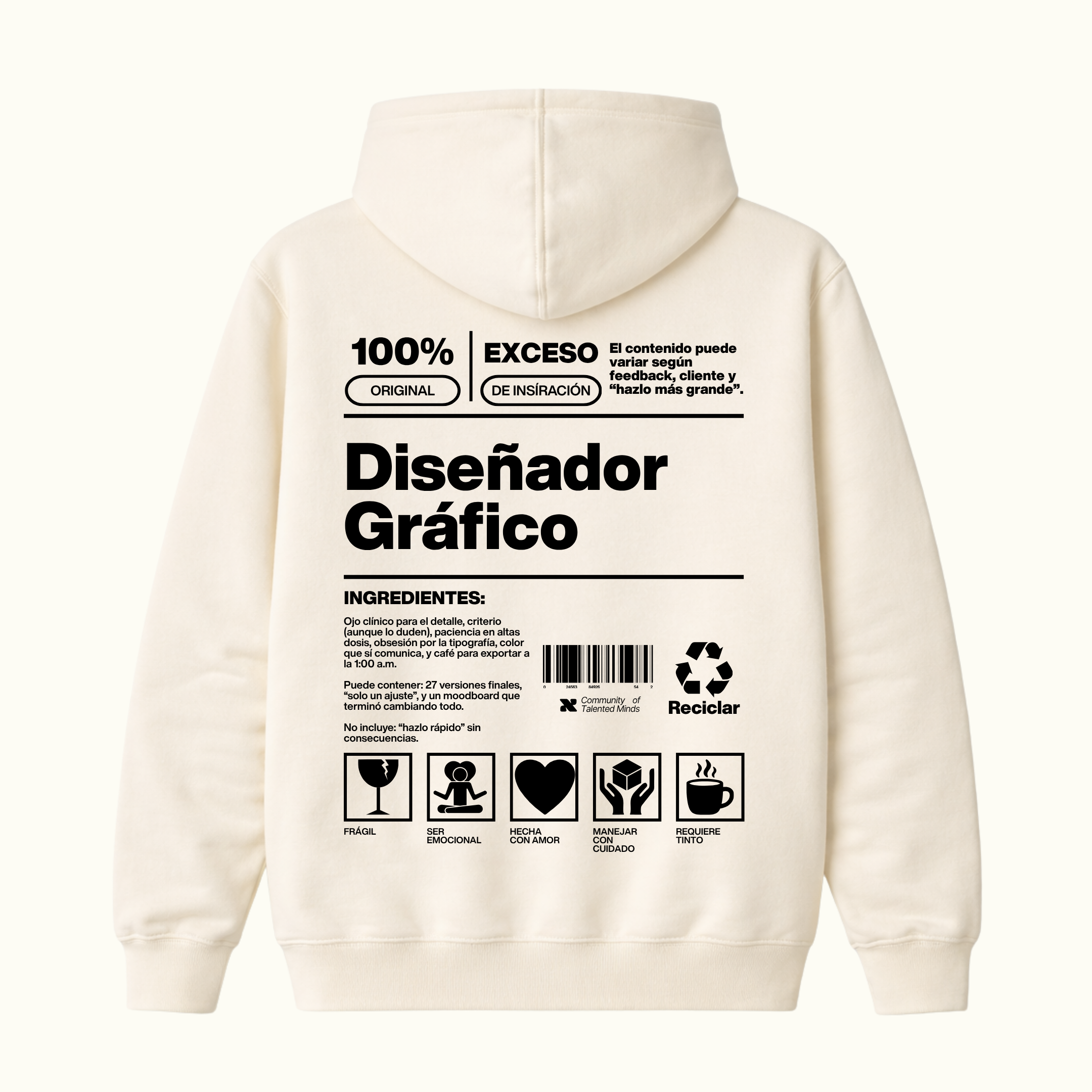 Hoodie Diseñador Gráfico