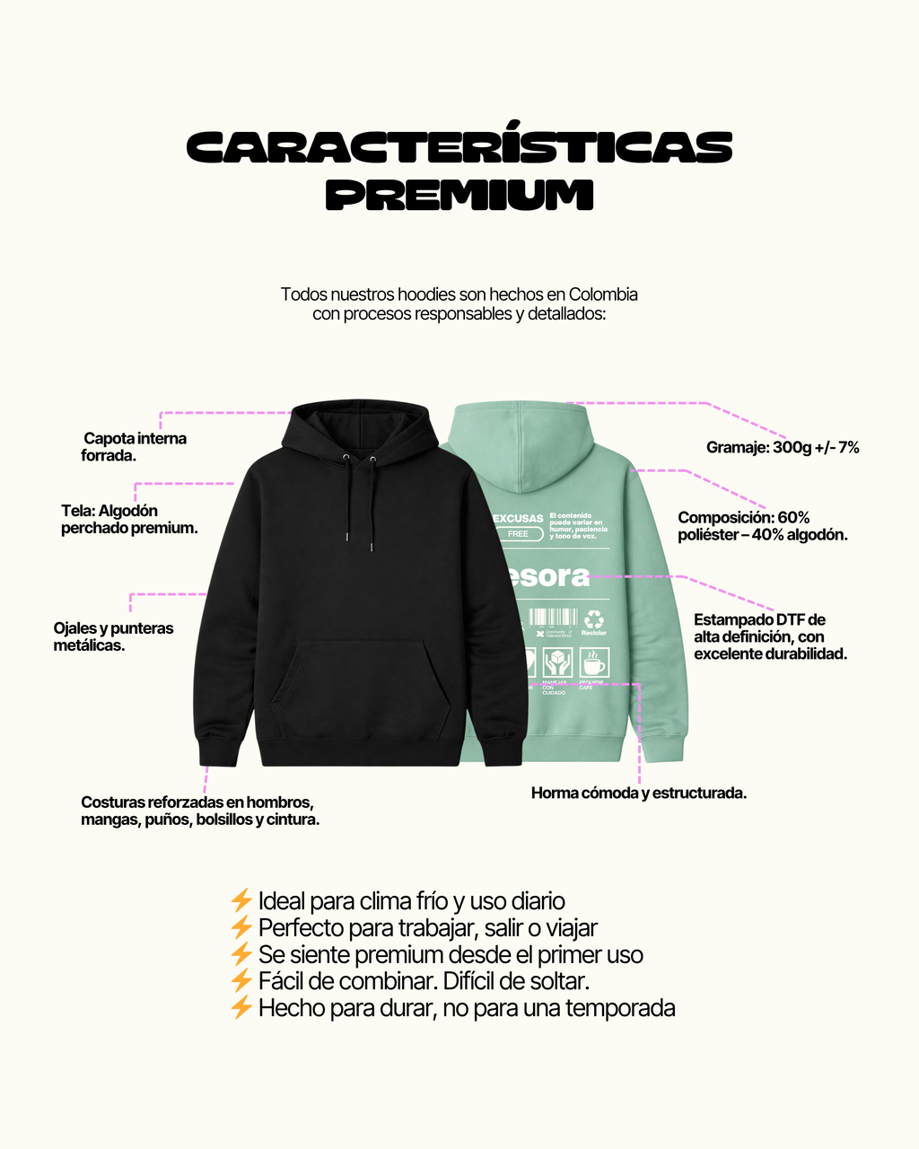 Hoodie Piscis - Hombre