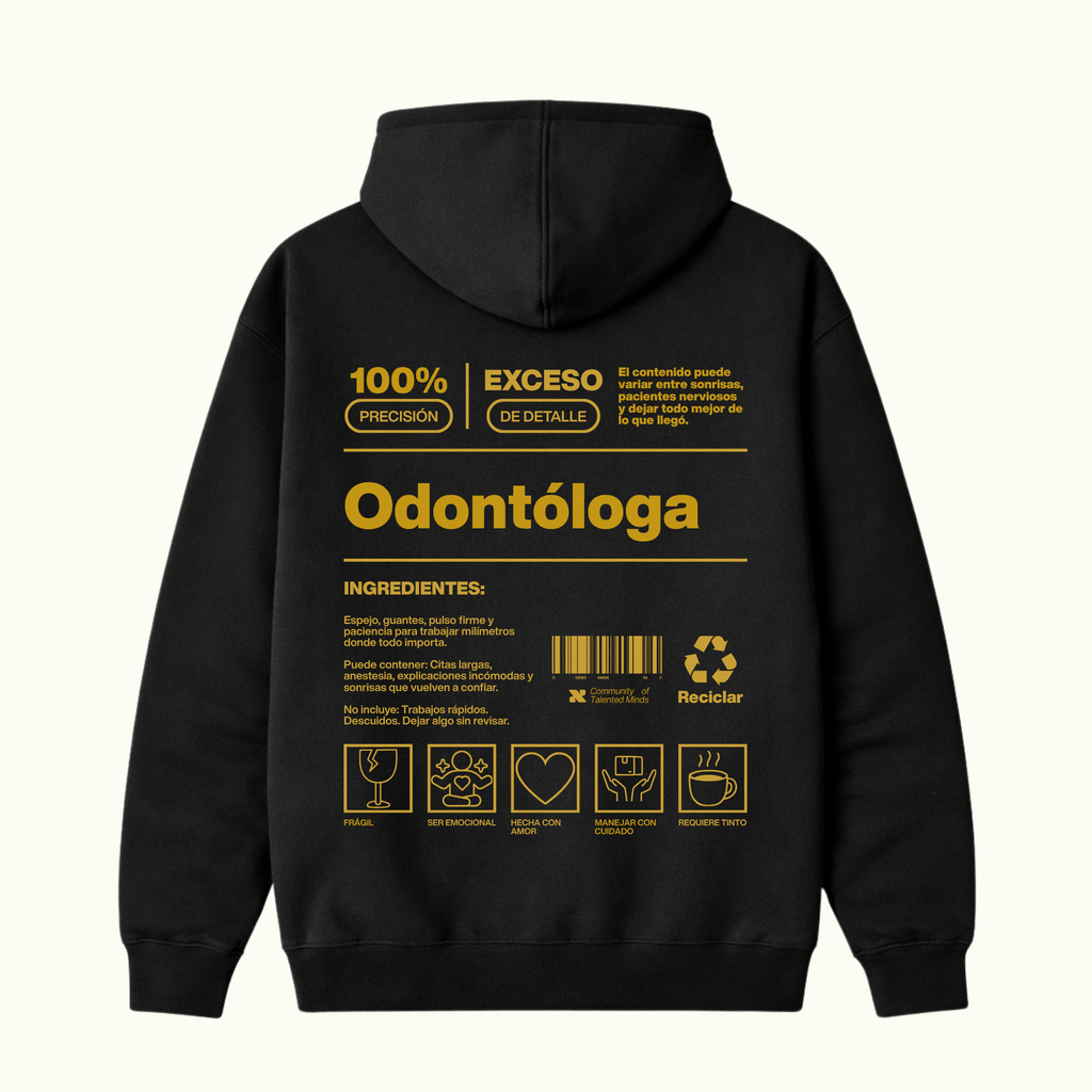 Hoodie Odontóloga