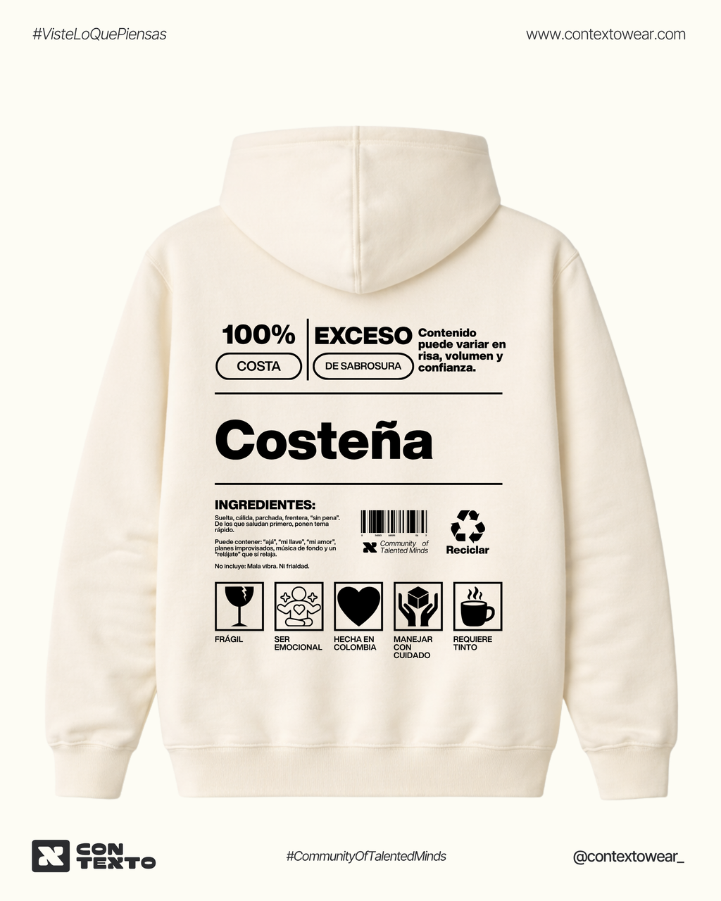 Hoodie Costeña