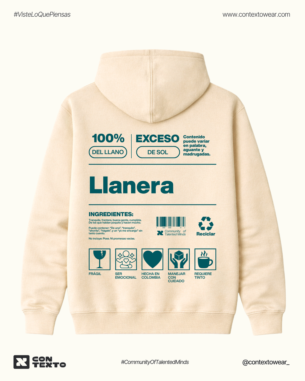 Hoodie llanera