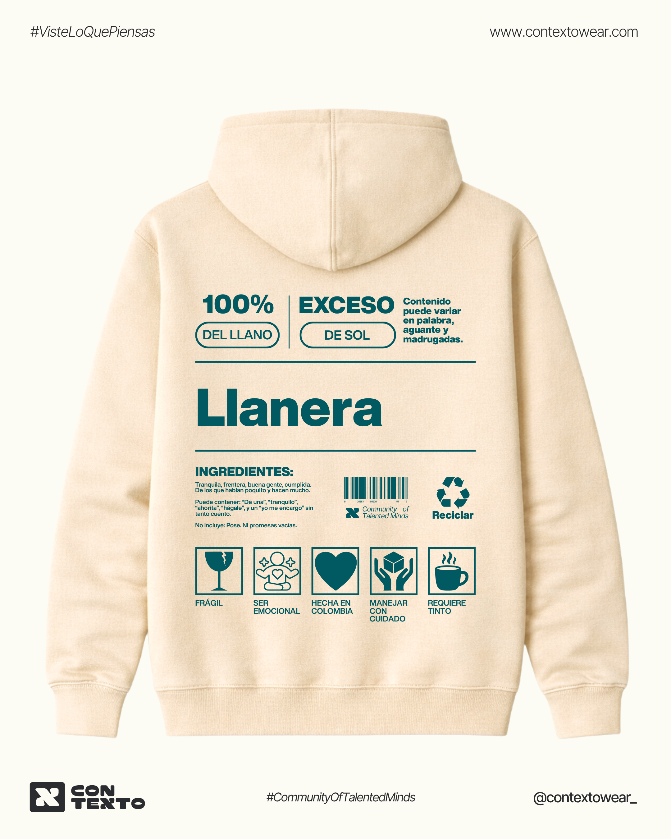Hoodie llanera