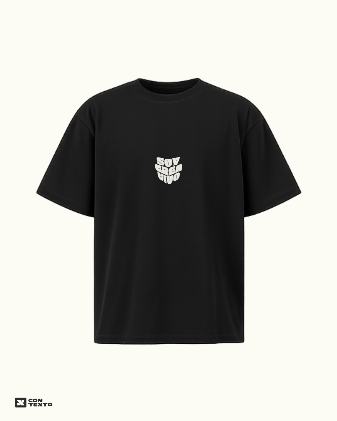 Camiseta Oversize Soy Creativo