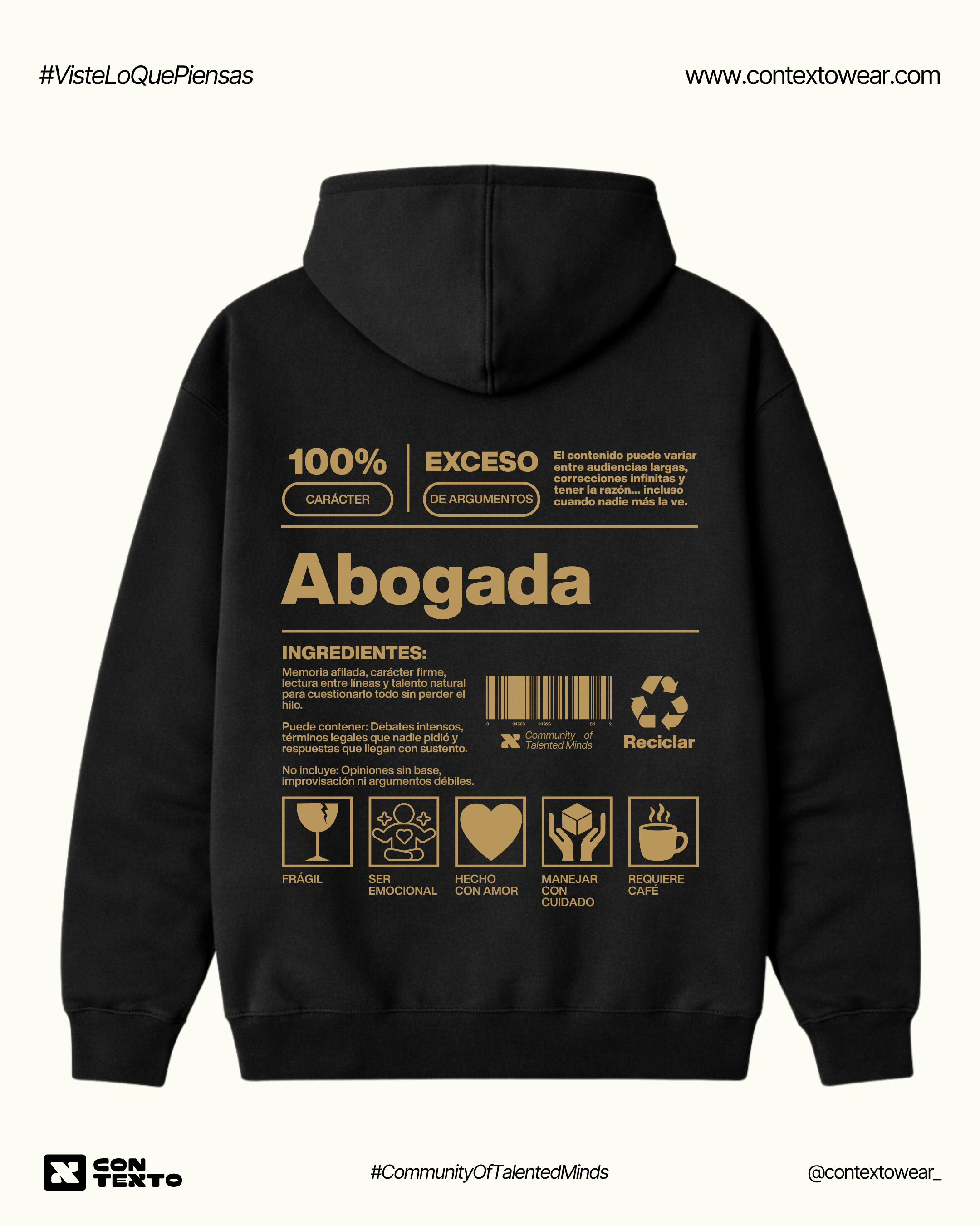 Hoodie Abogada
