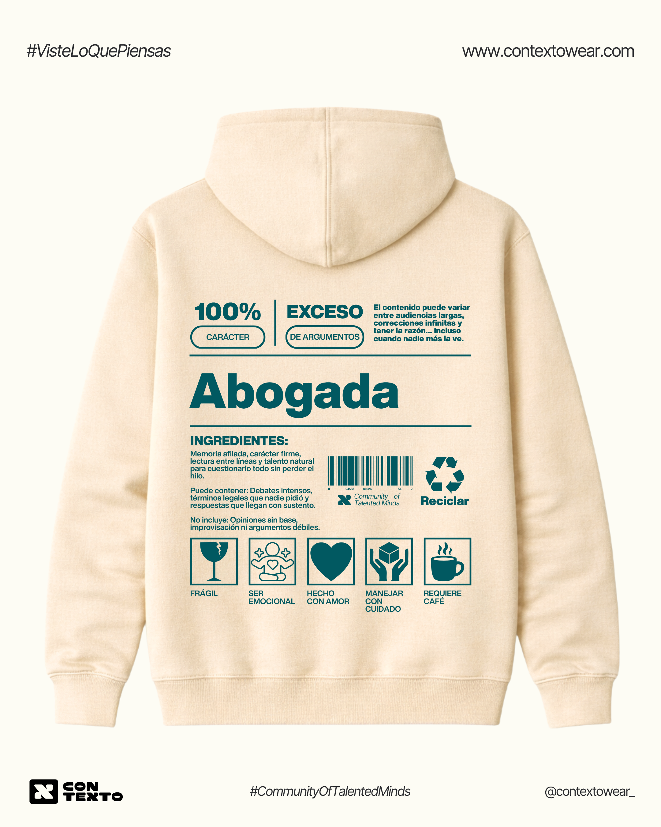 Hoodie Abogada