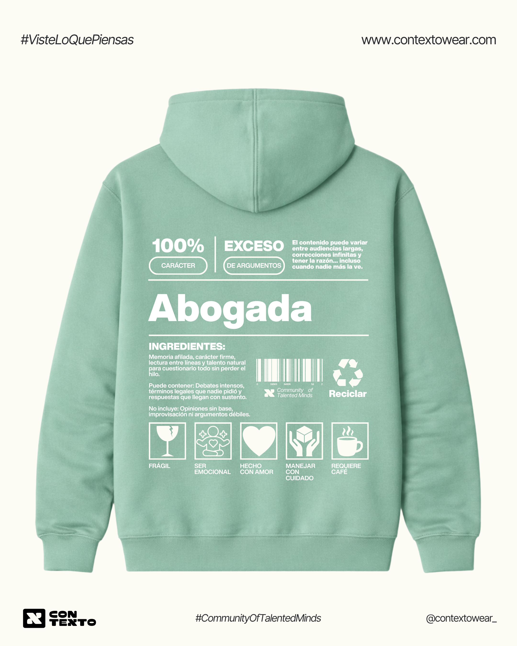 Hoodie Abogada