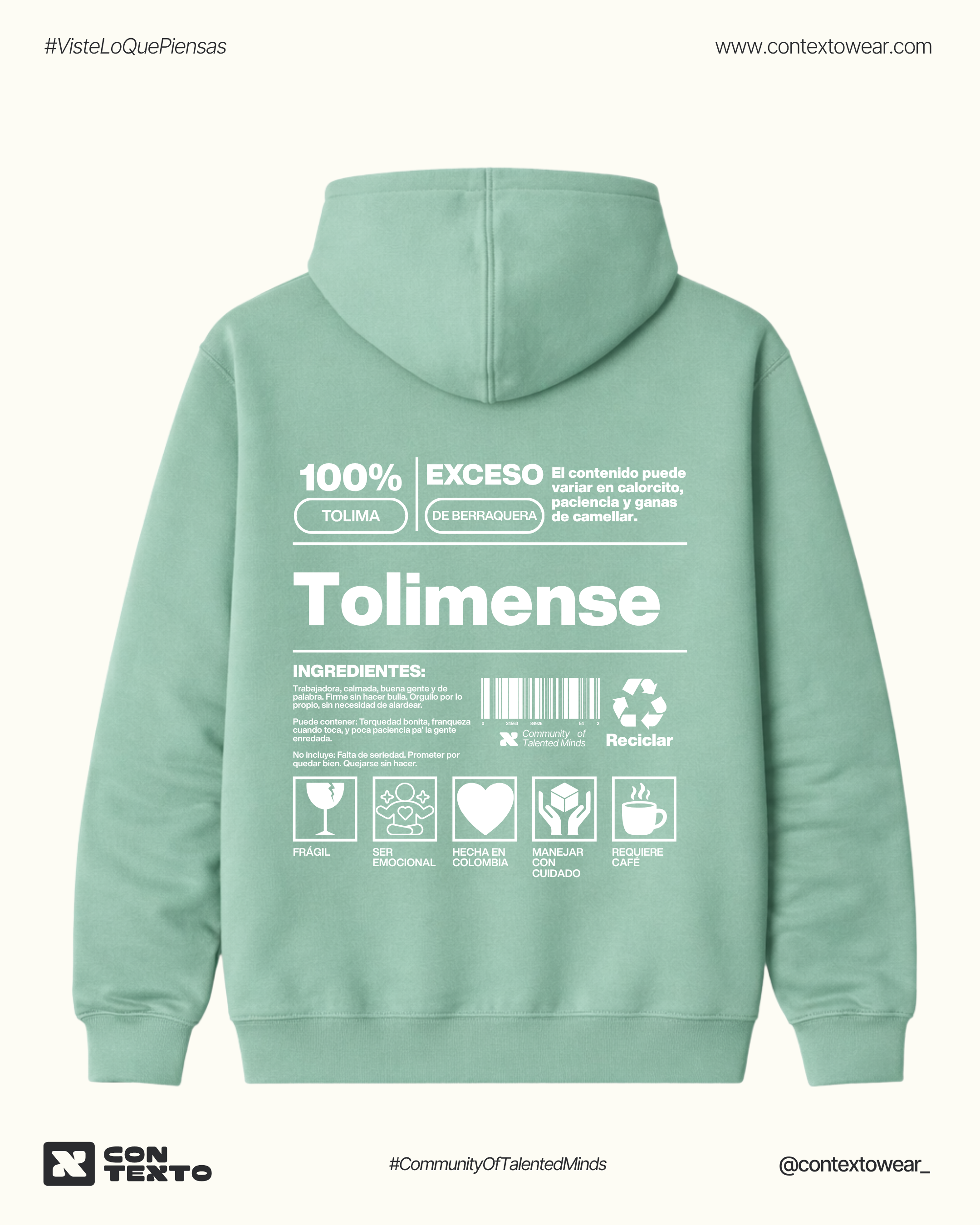 Hoodie Tolimense - Mujer