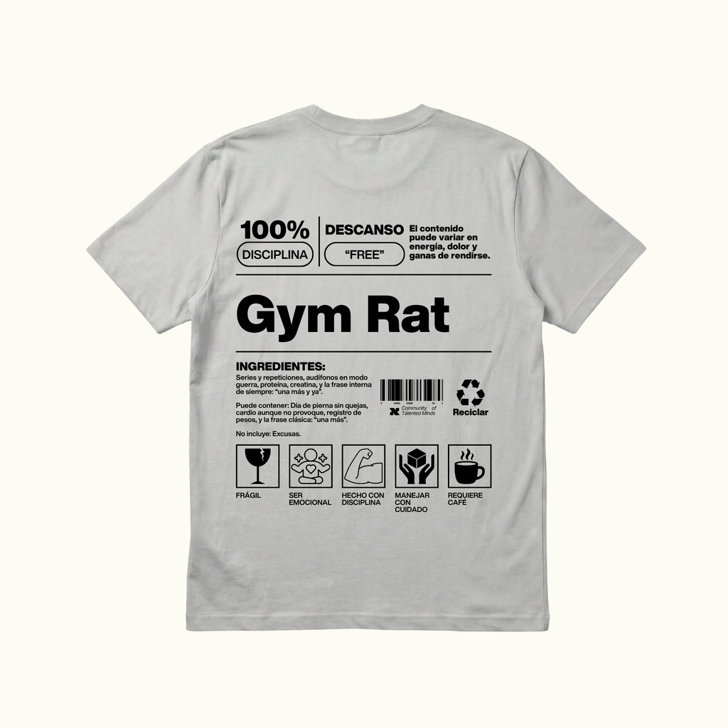 Camiseta Gym Rat Hombre