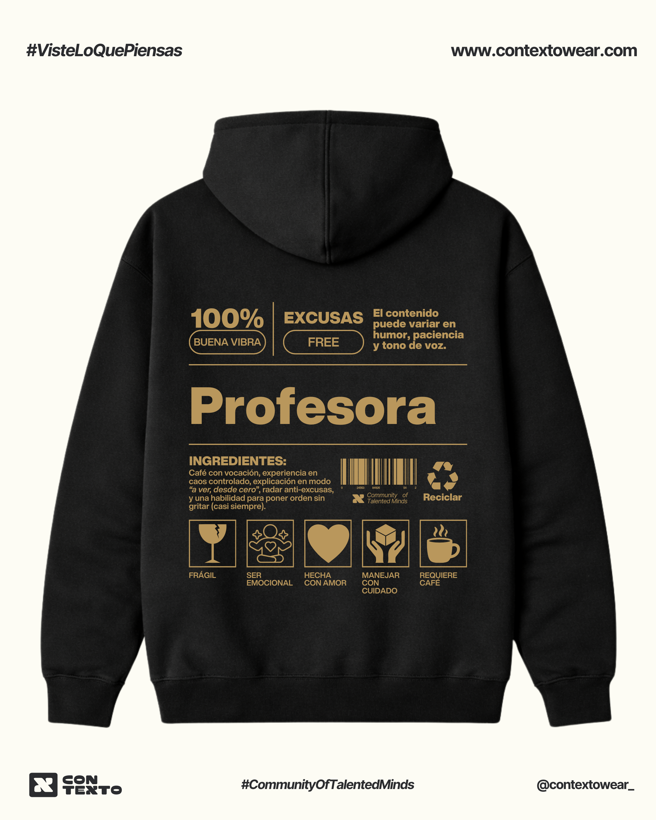 Hoodie Profesora