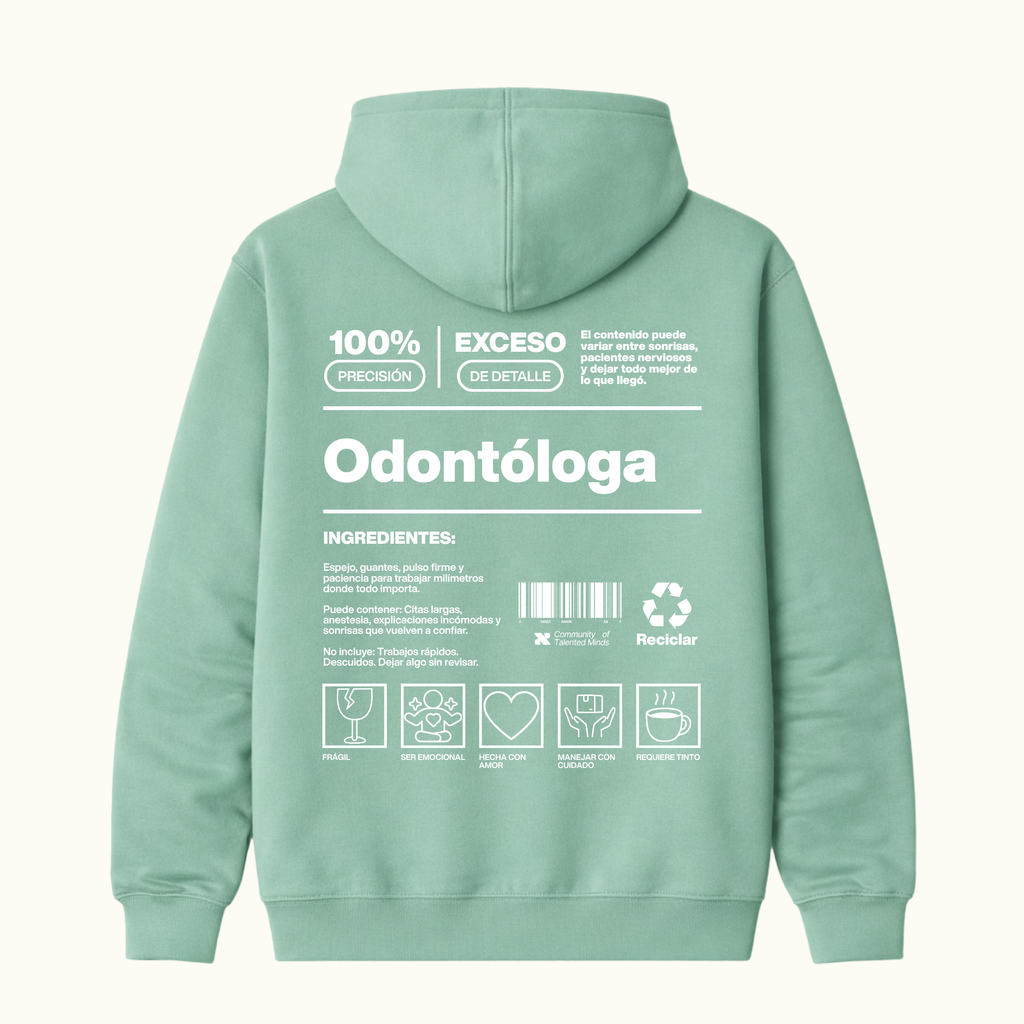 Hoodie Odontóloga