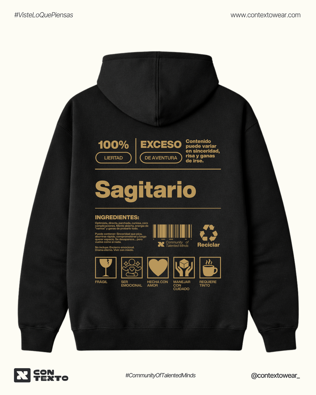 Hoodie Sagitario - Mujer