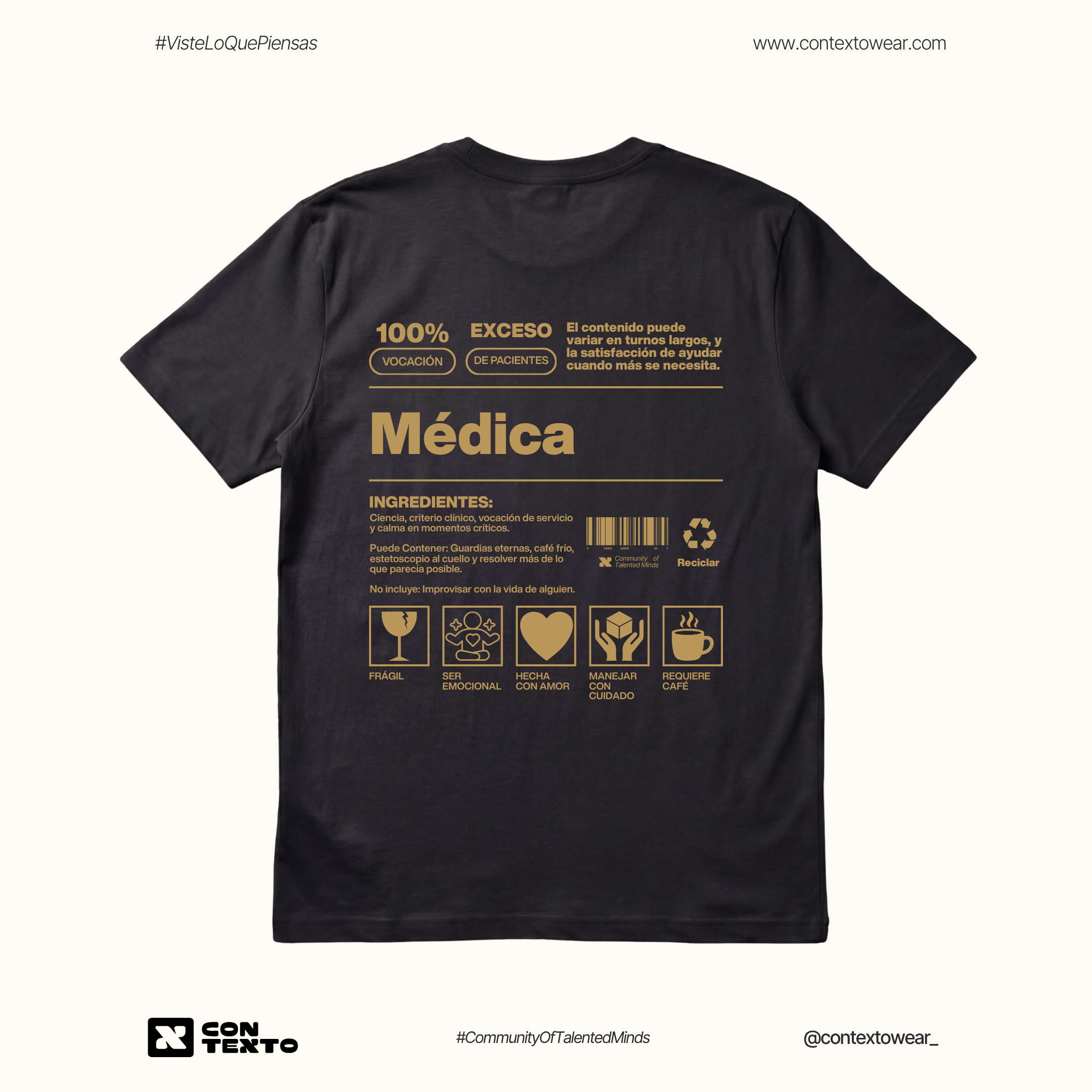 Camiseta Médica