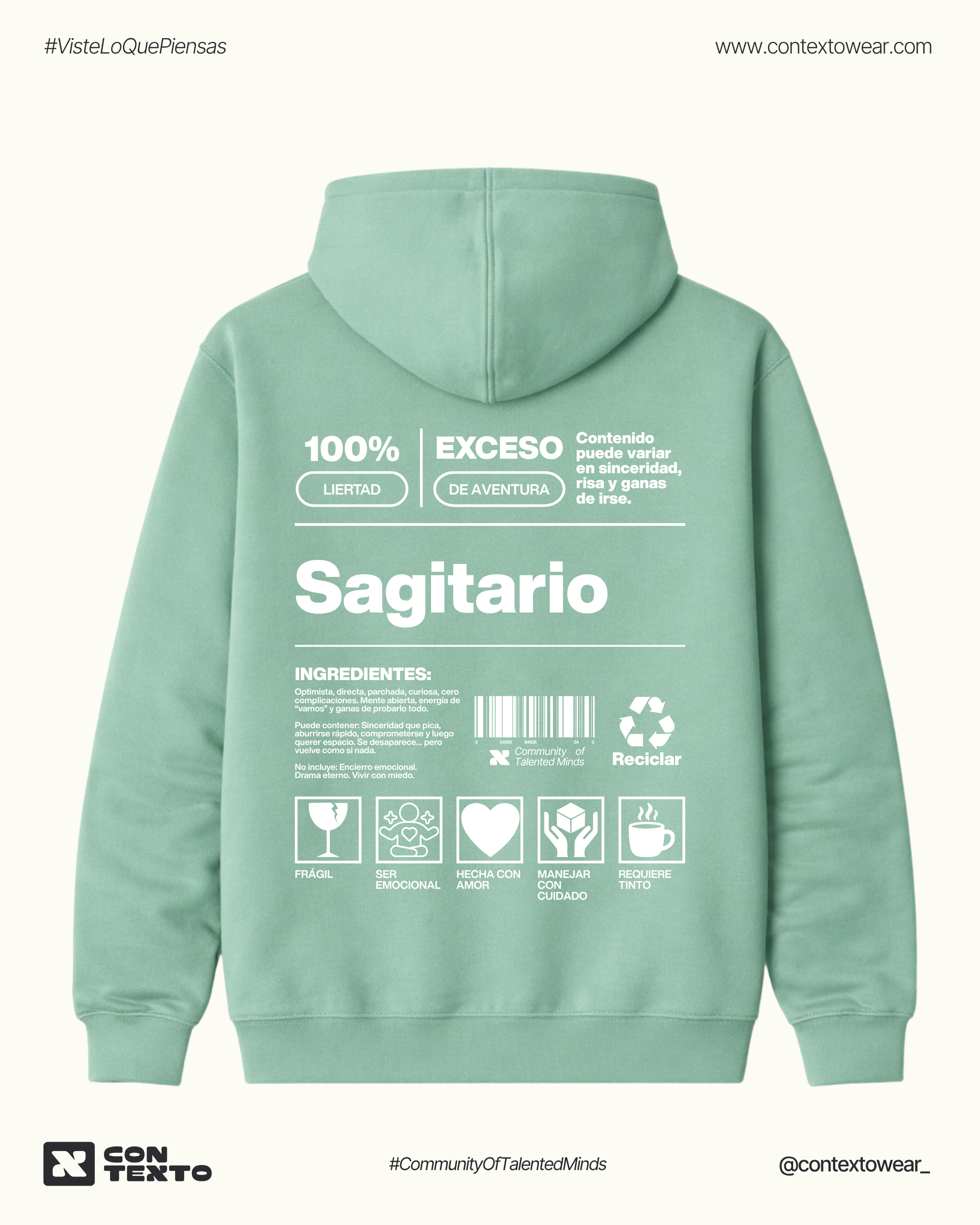 Hoodie Sagitario - Mujer