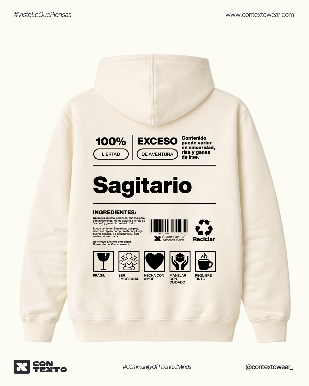 Hoodie Sagitario - Mujer