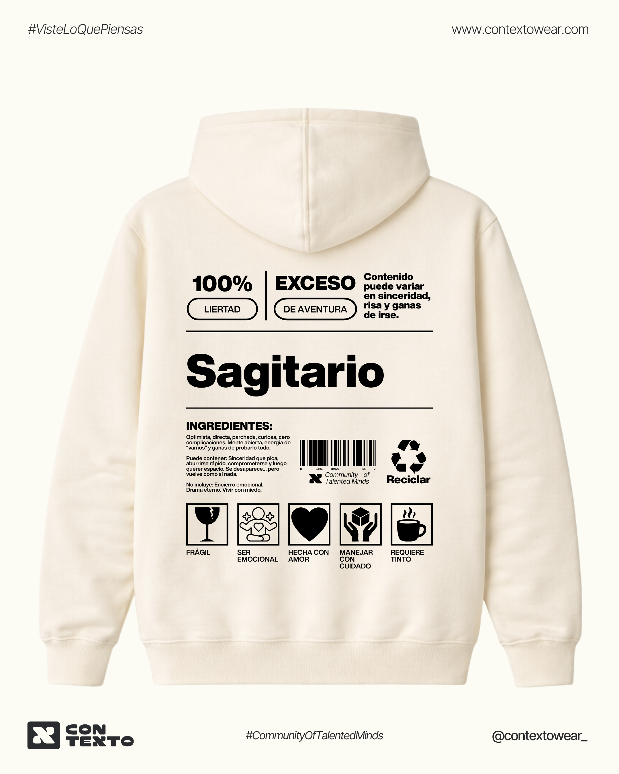 Hoodie Sagitario - Mujer