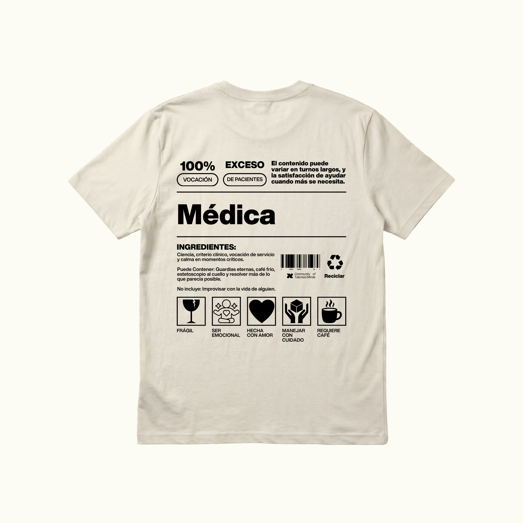 Camiseta Médica