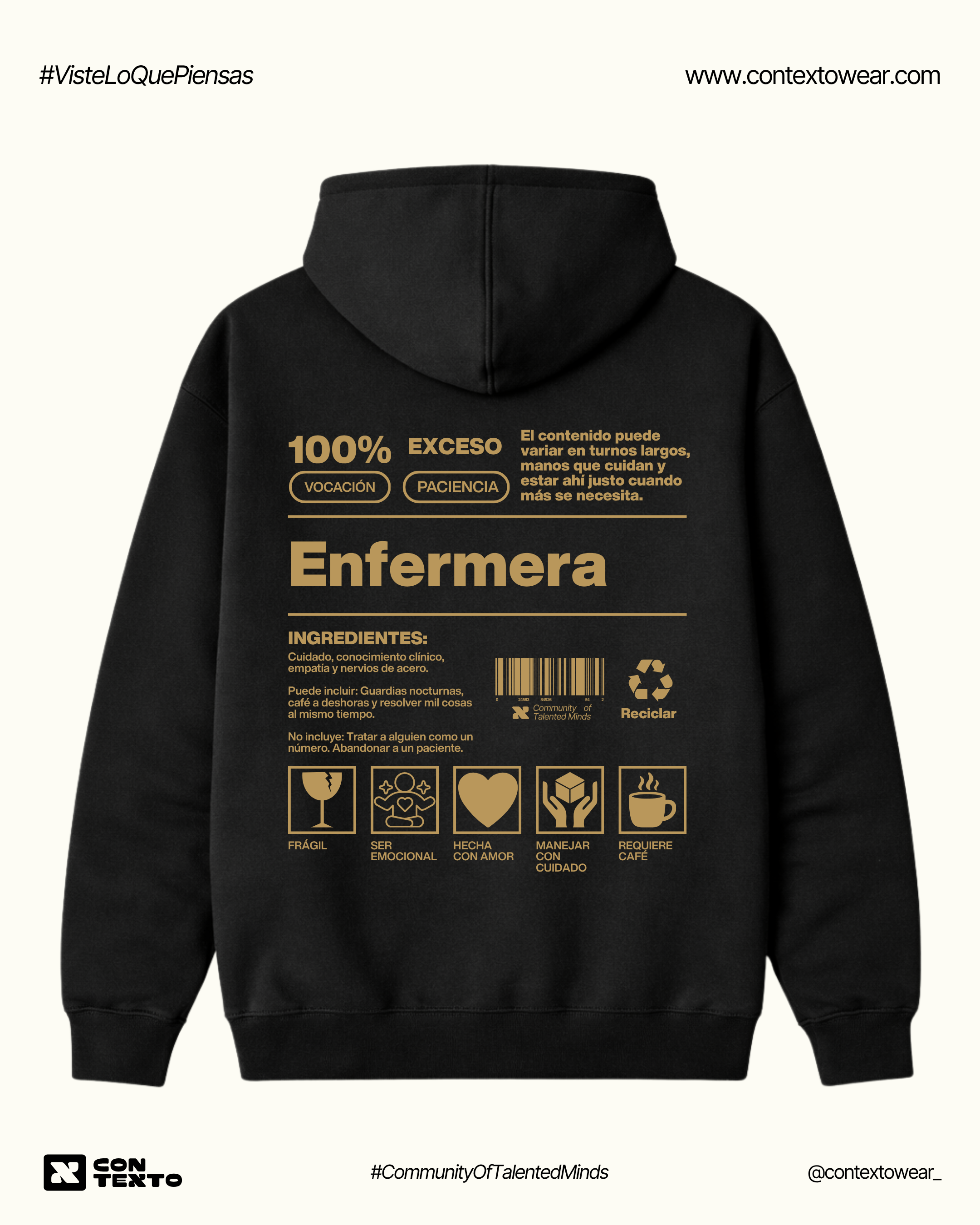 Hoodie Enfermera