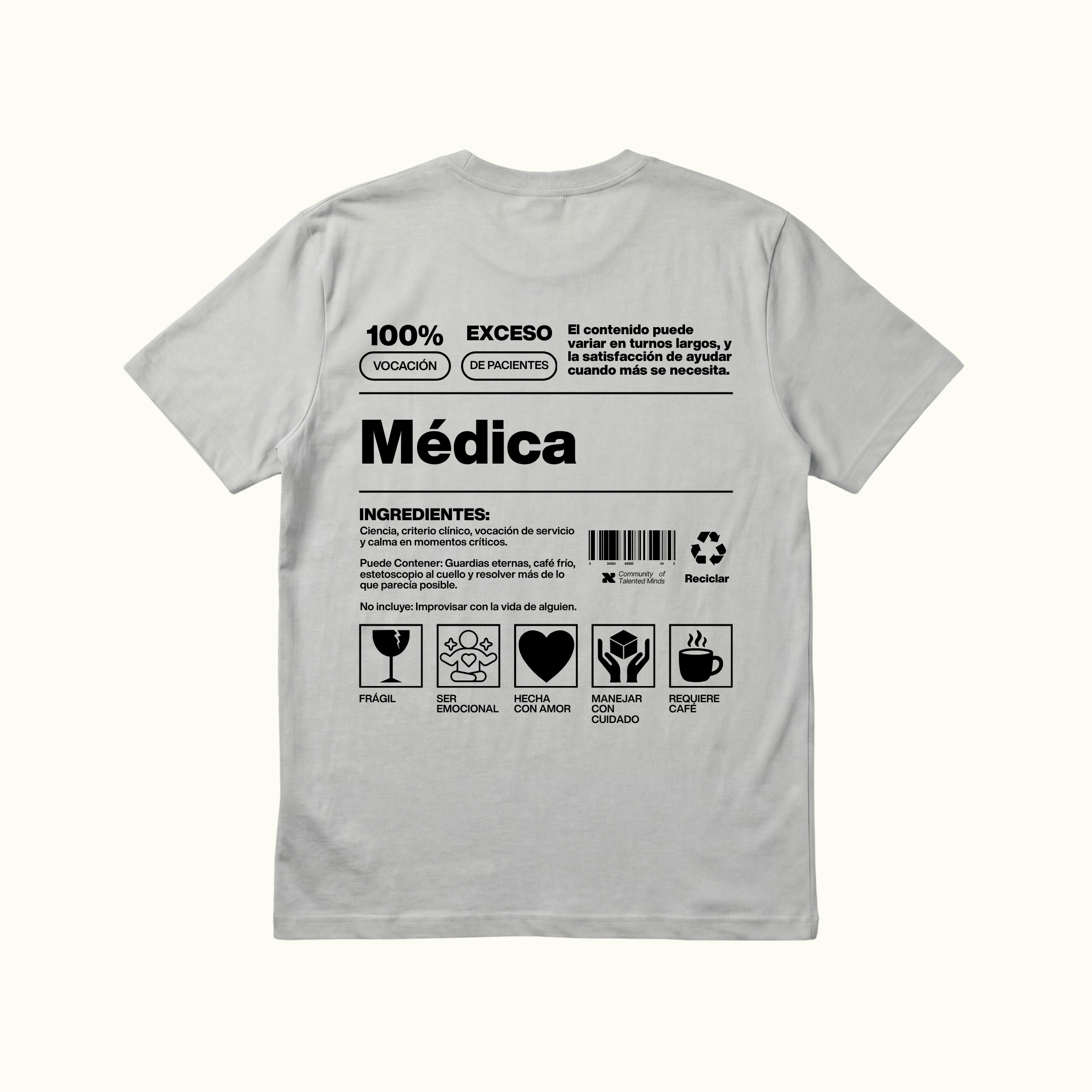 Camiseta Médica