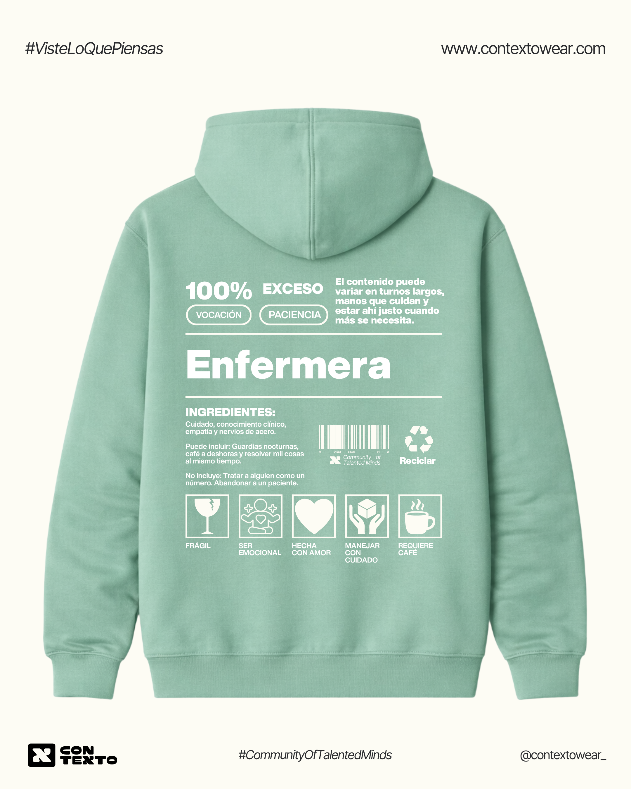 Hoodie Enfermera