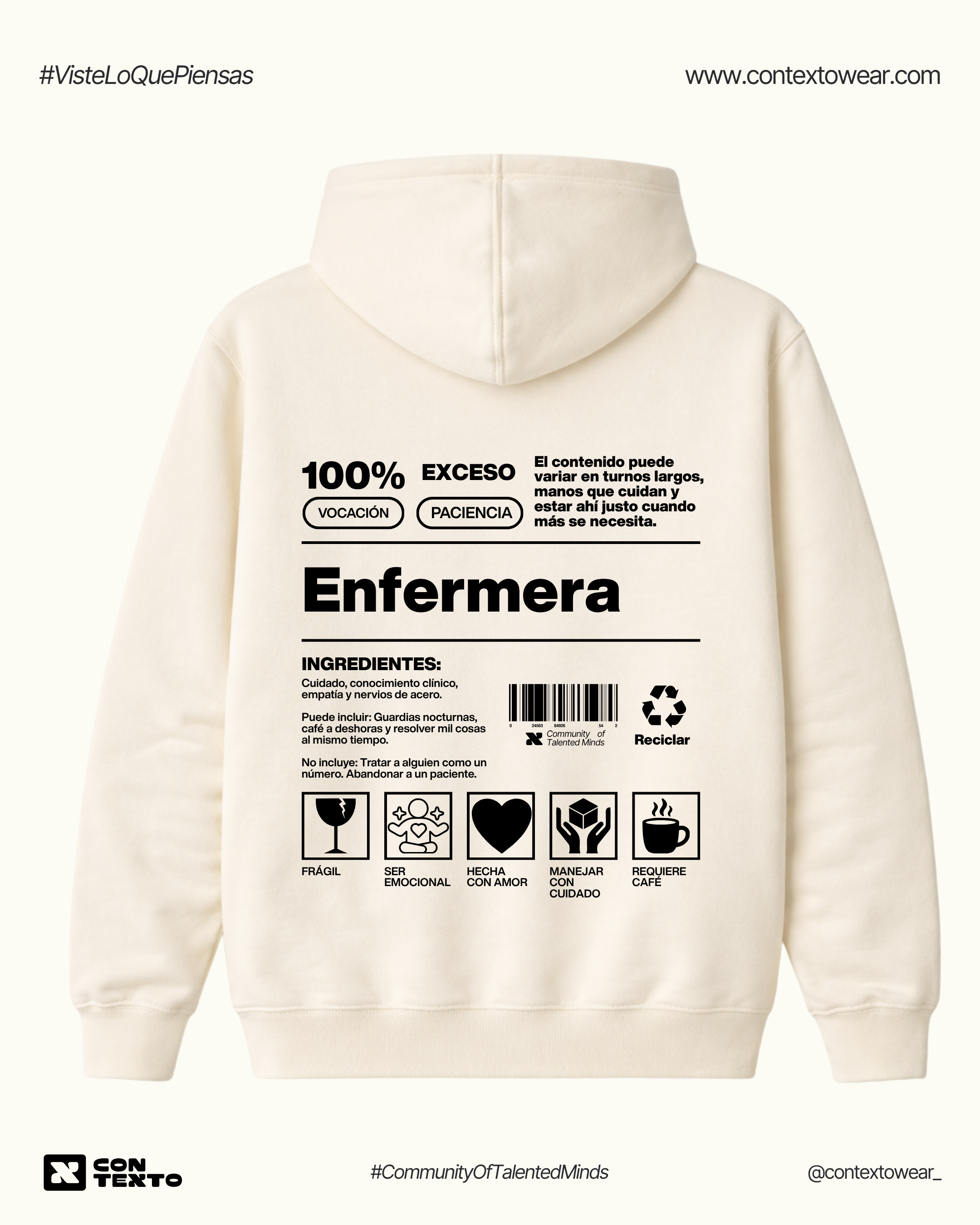 Hoodie Enfermera