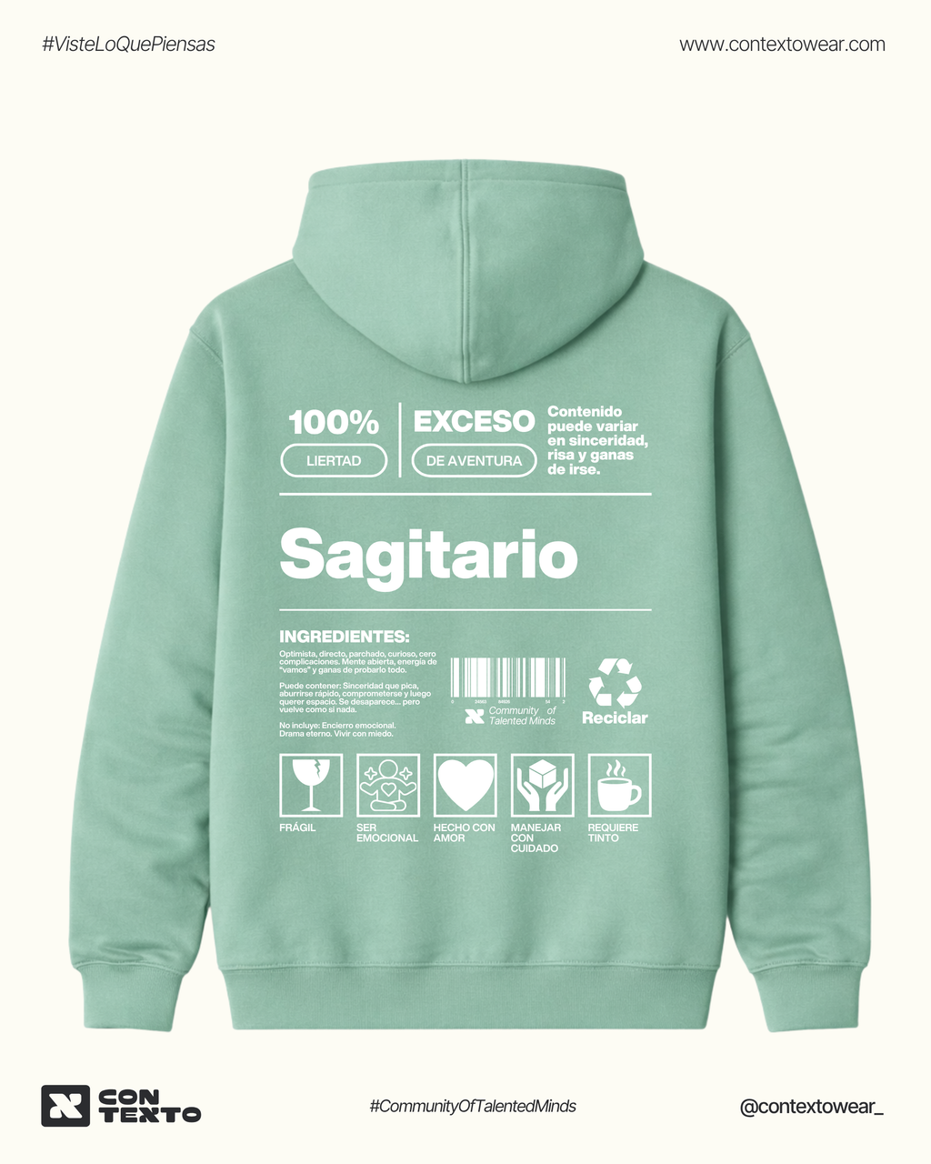 Hoodie Sagitario - Hombre