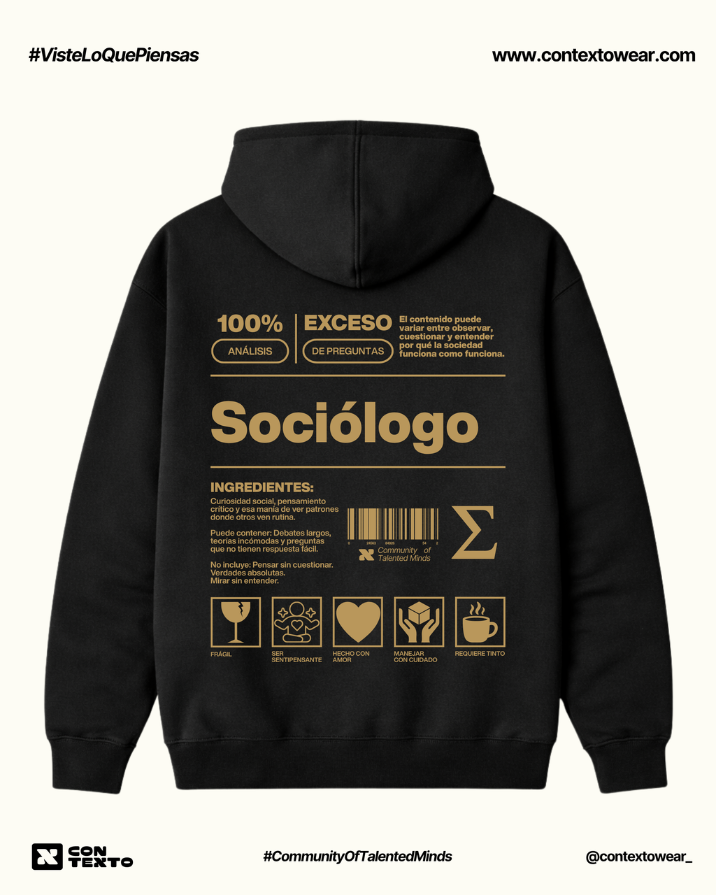 Hoodie Sociólogo
