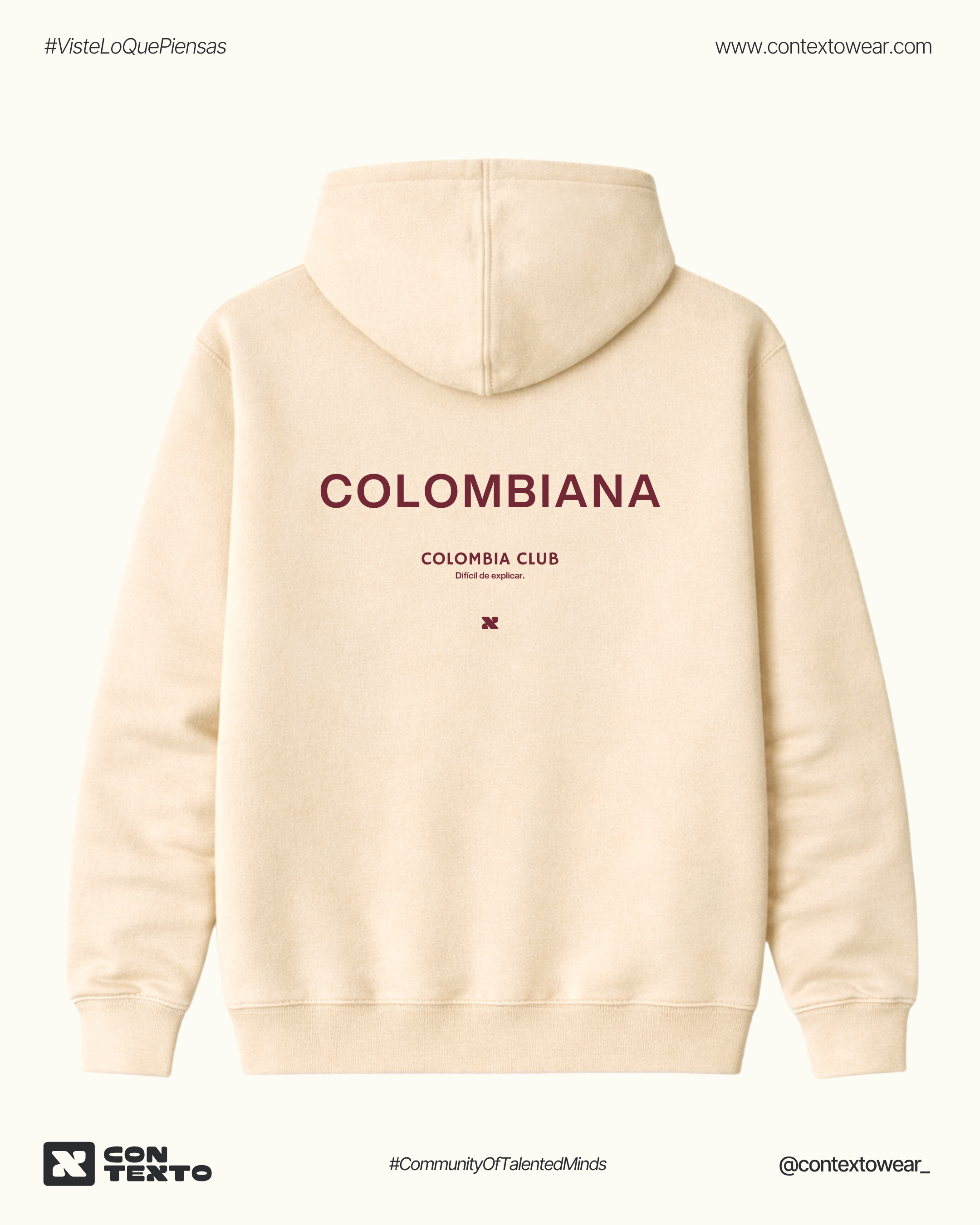 Hoodie Colombiana Essential