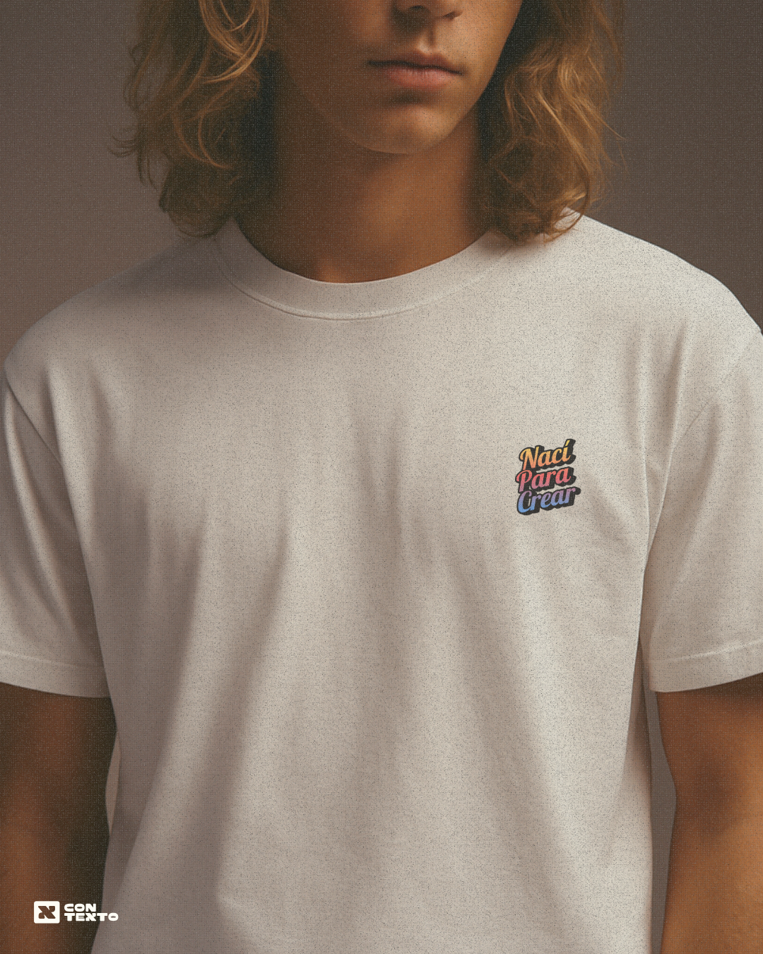 Camiseta Oversize Nací Para Crear