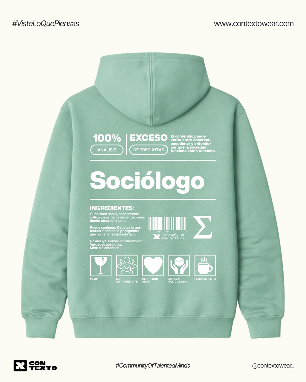 Hoodie Sociólogo