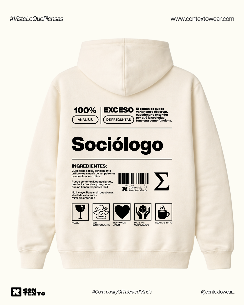 Hoodie Sociólogo