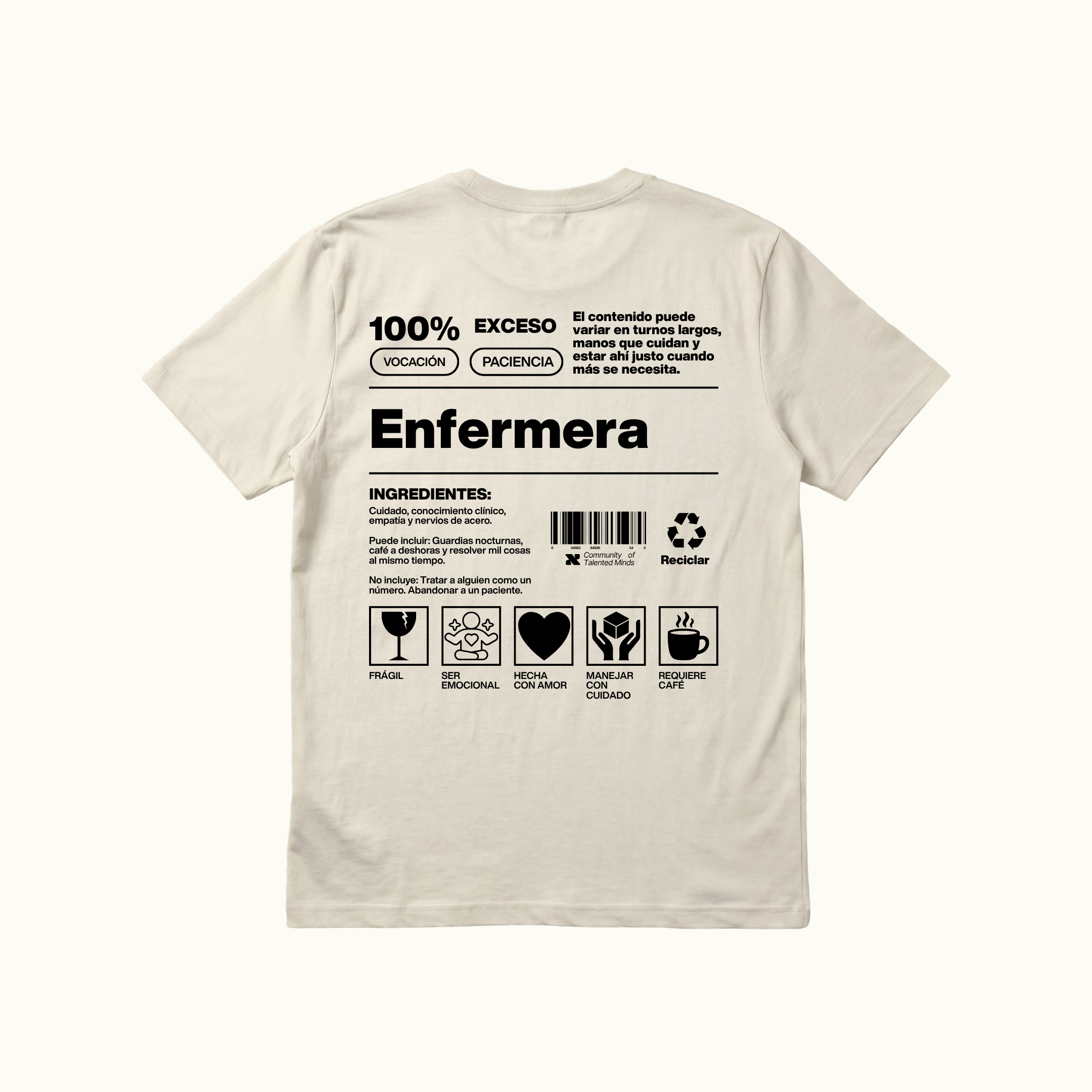 Camiseta Enfermera