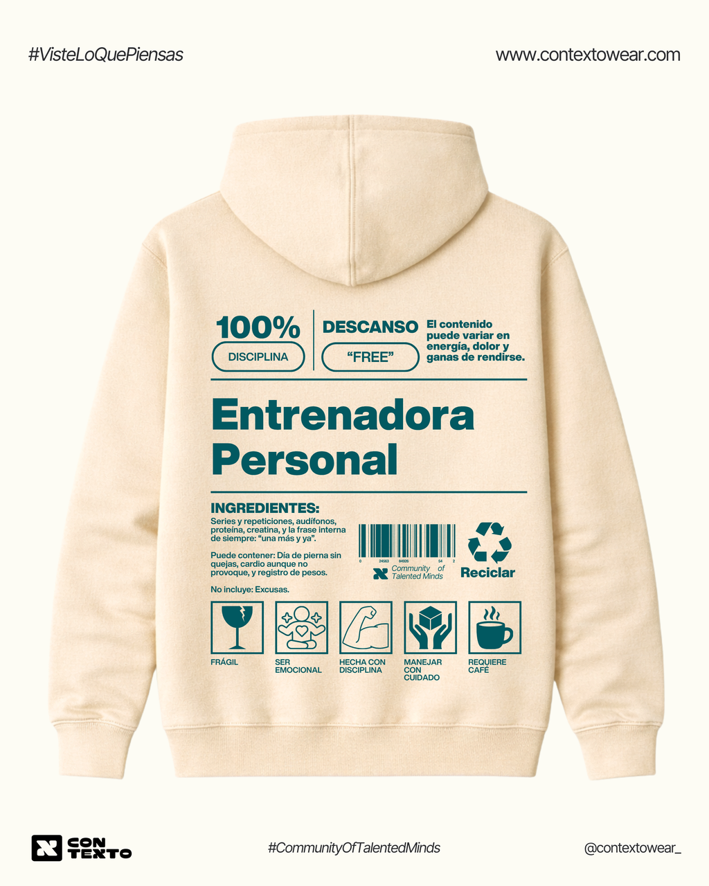 Hoodie Entrenadora Personal