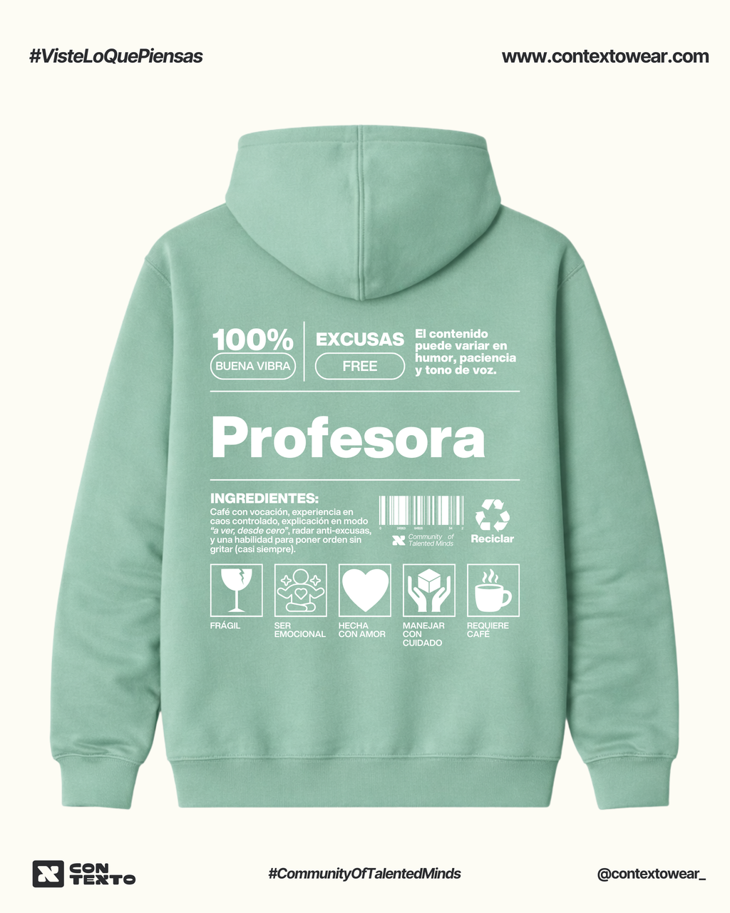 Hoodie Profesora