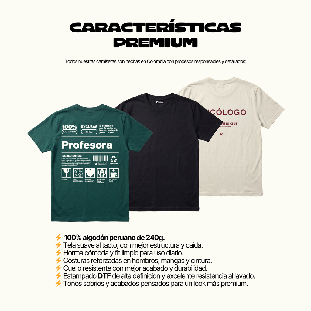 Camiseta Colombiana Essential