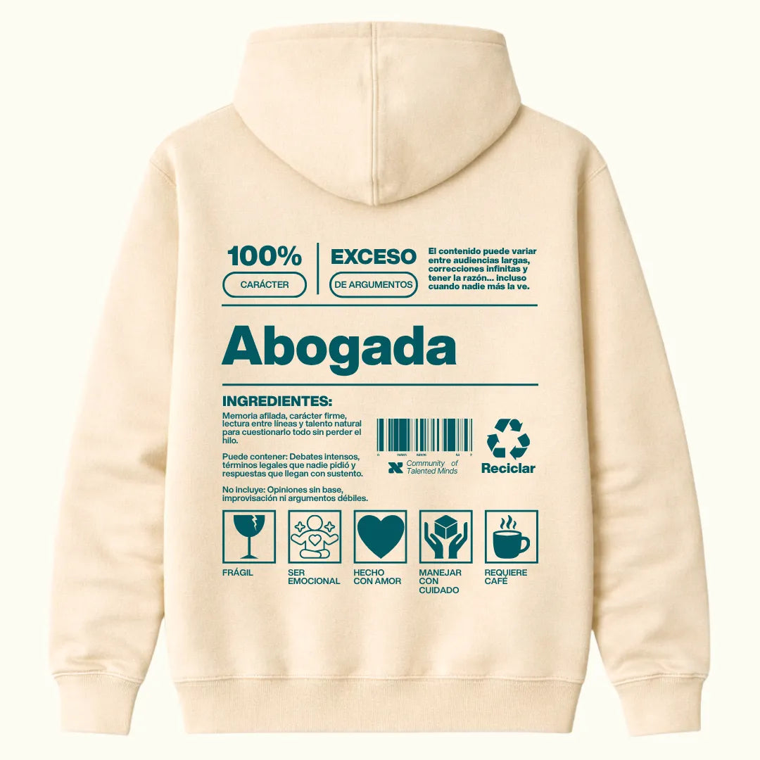 Hoodie Abogada
