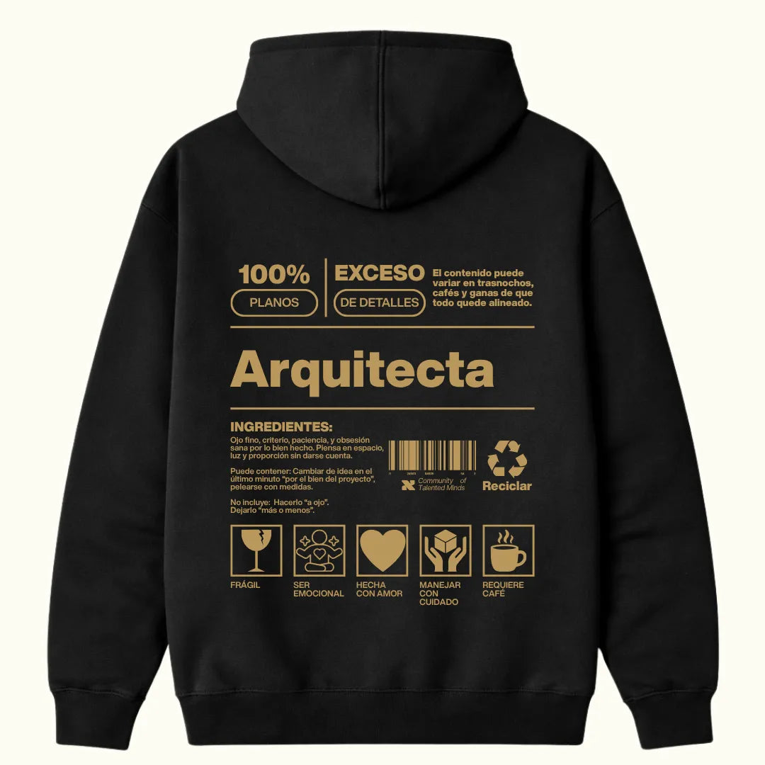 Hoodie Arquitecta