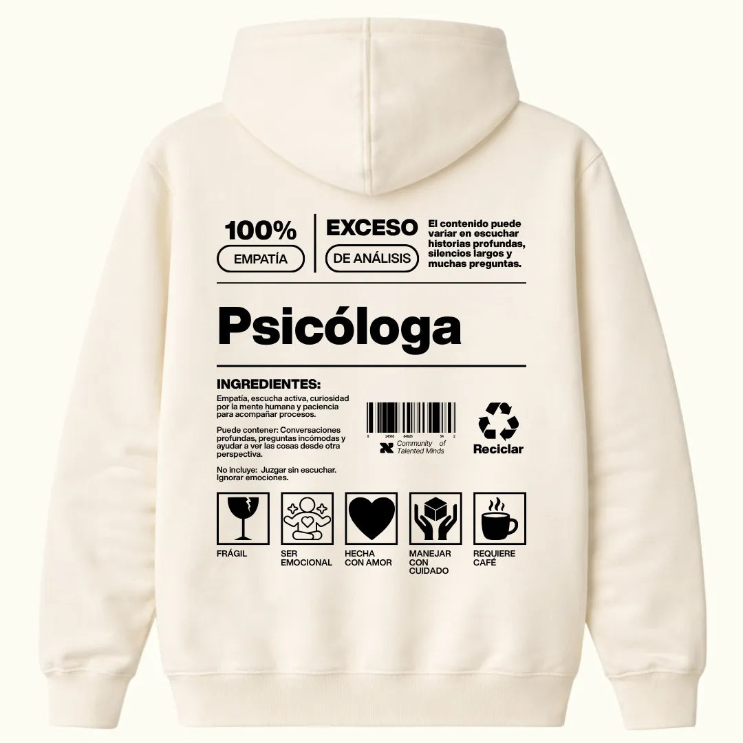 Hoodie Psicóloga